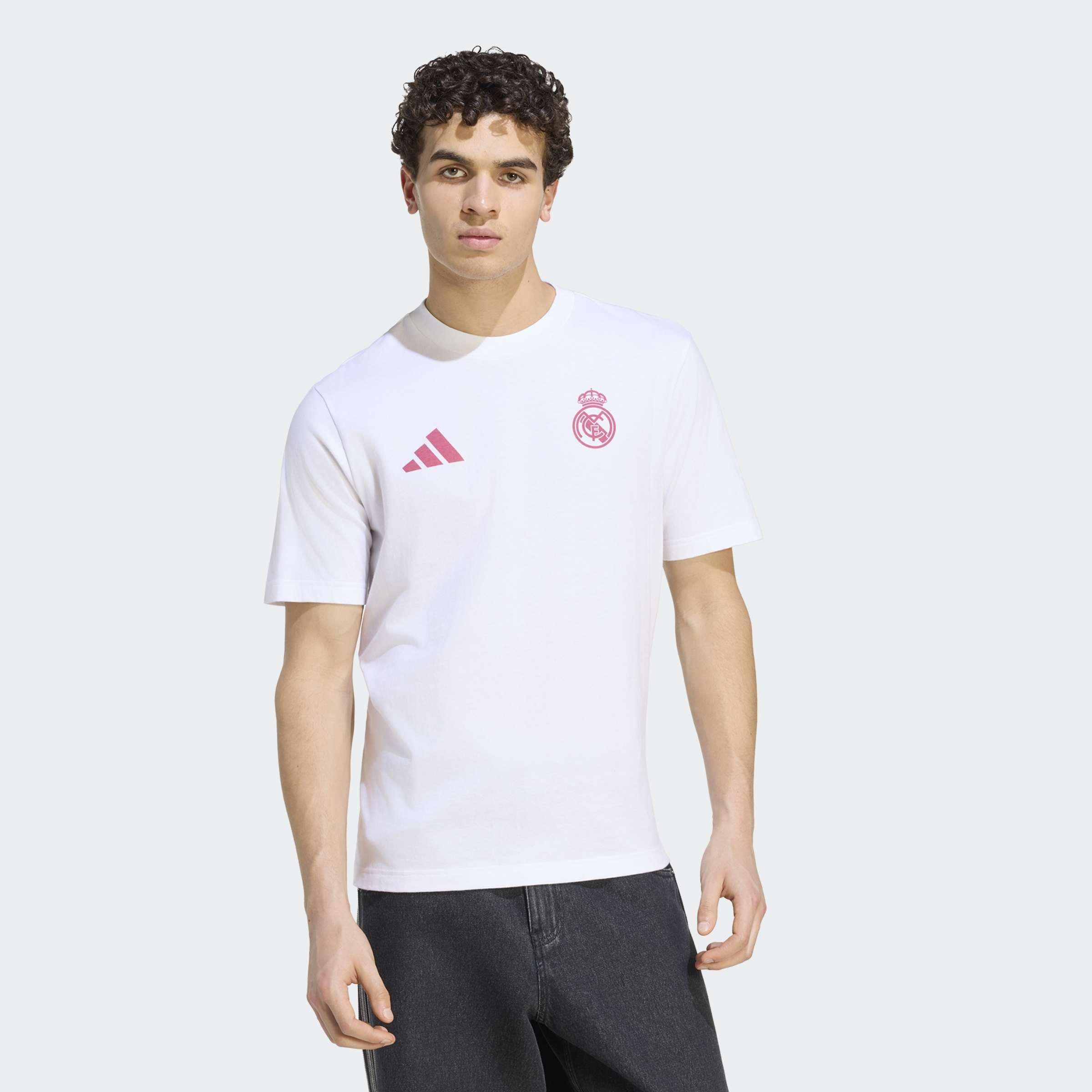 Real Madrid Seasonal Graphic T-Shirt, White, A701_ONE, large image number 4