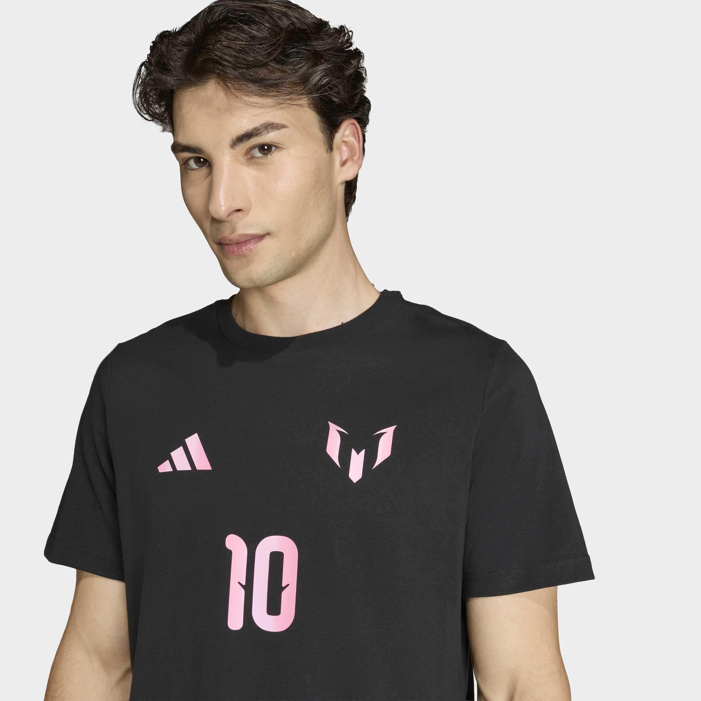 Messi Name&Number Graphic T-Shirt, Black, A701_ONE, large image number 3