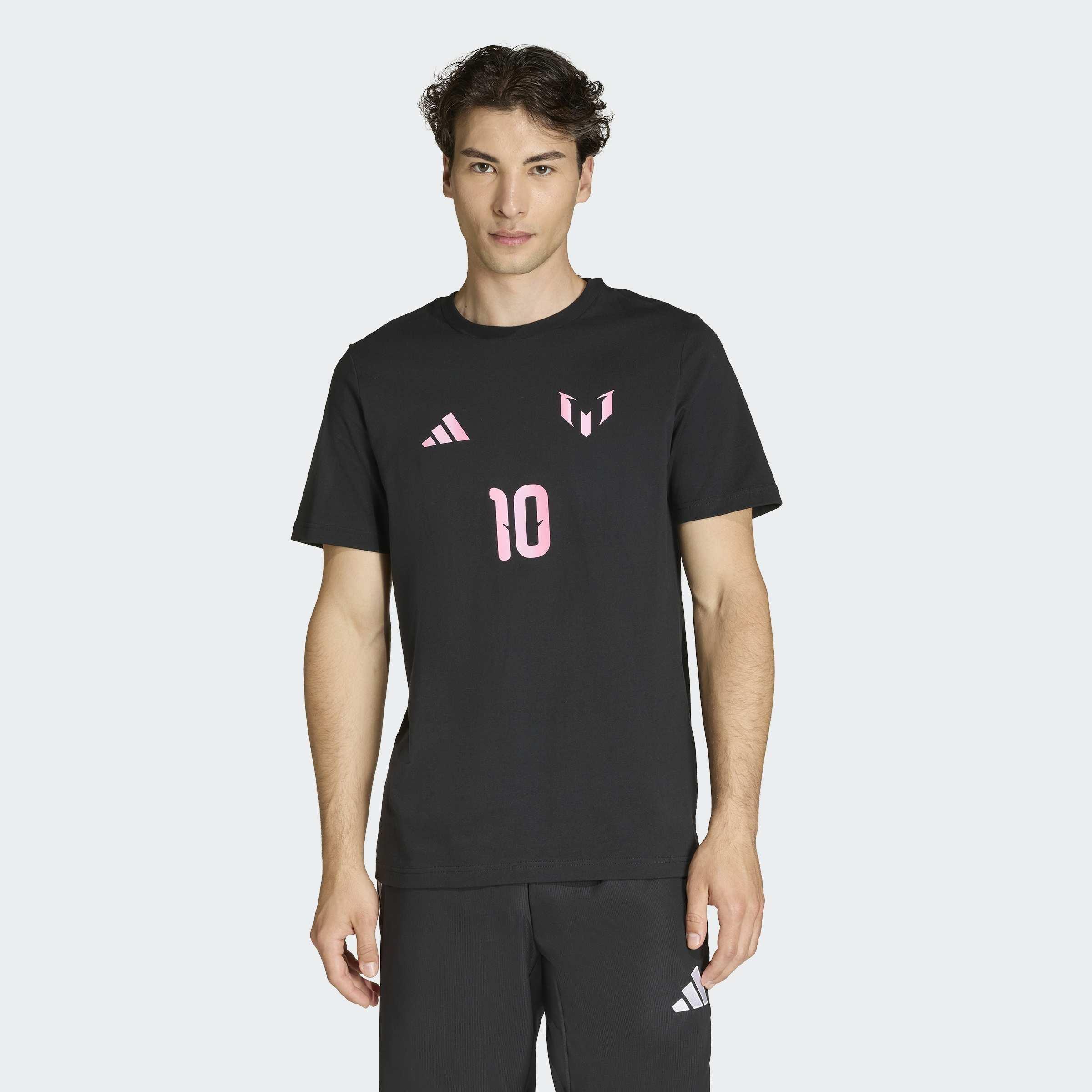 Messi Name&Number Graphic T-Shirt, Black, A701_ONE, large image number 4