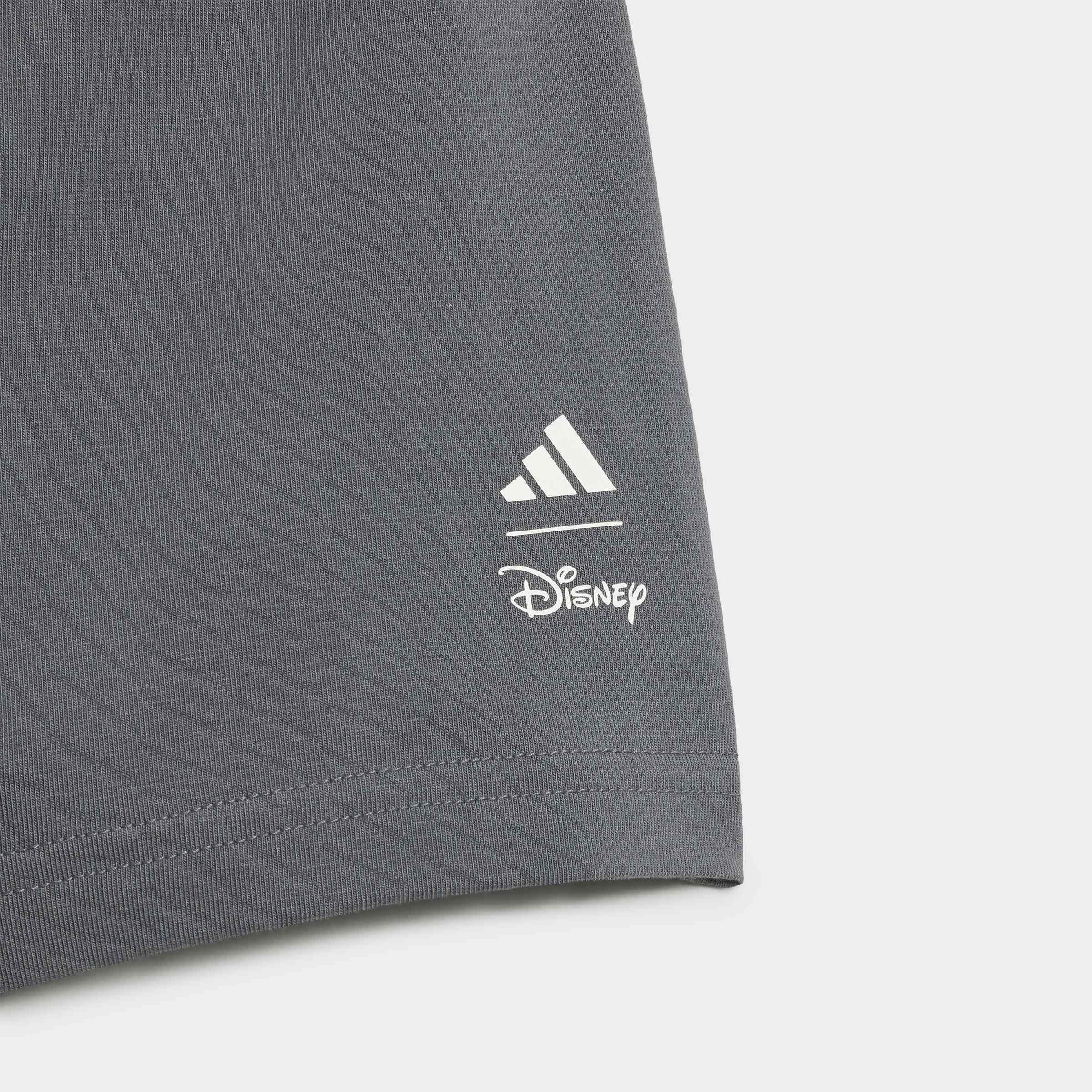 Kids Unisex adidas Disney Mickey Mouse T-Shirt Set, White, A701_ONE, large image number 4