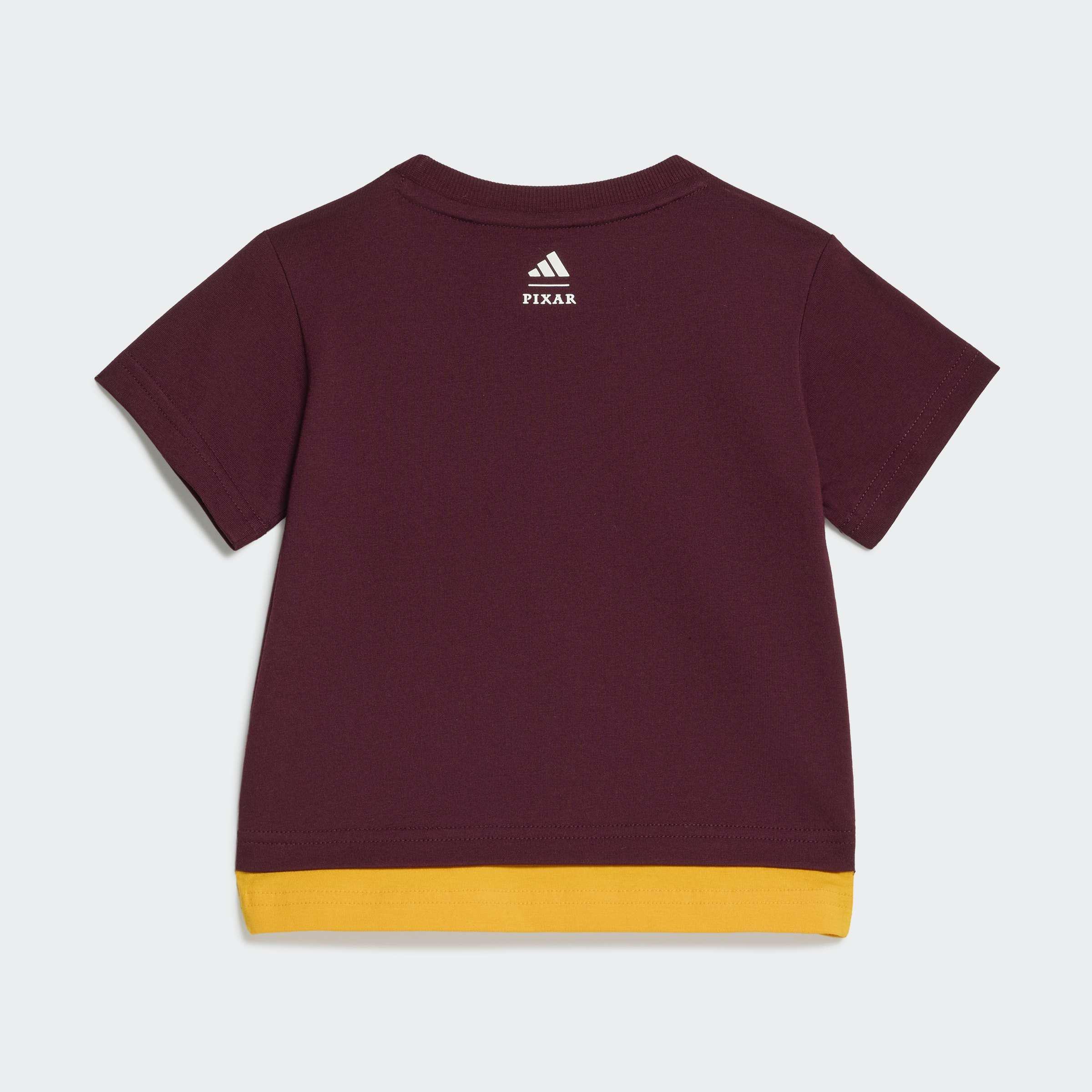 Kids Unisex adidas Pixar Toy Story T-Shirt Set, Burgundy, A701_ONE, large image number 3