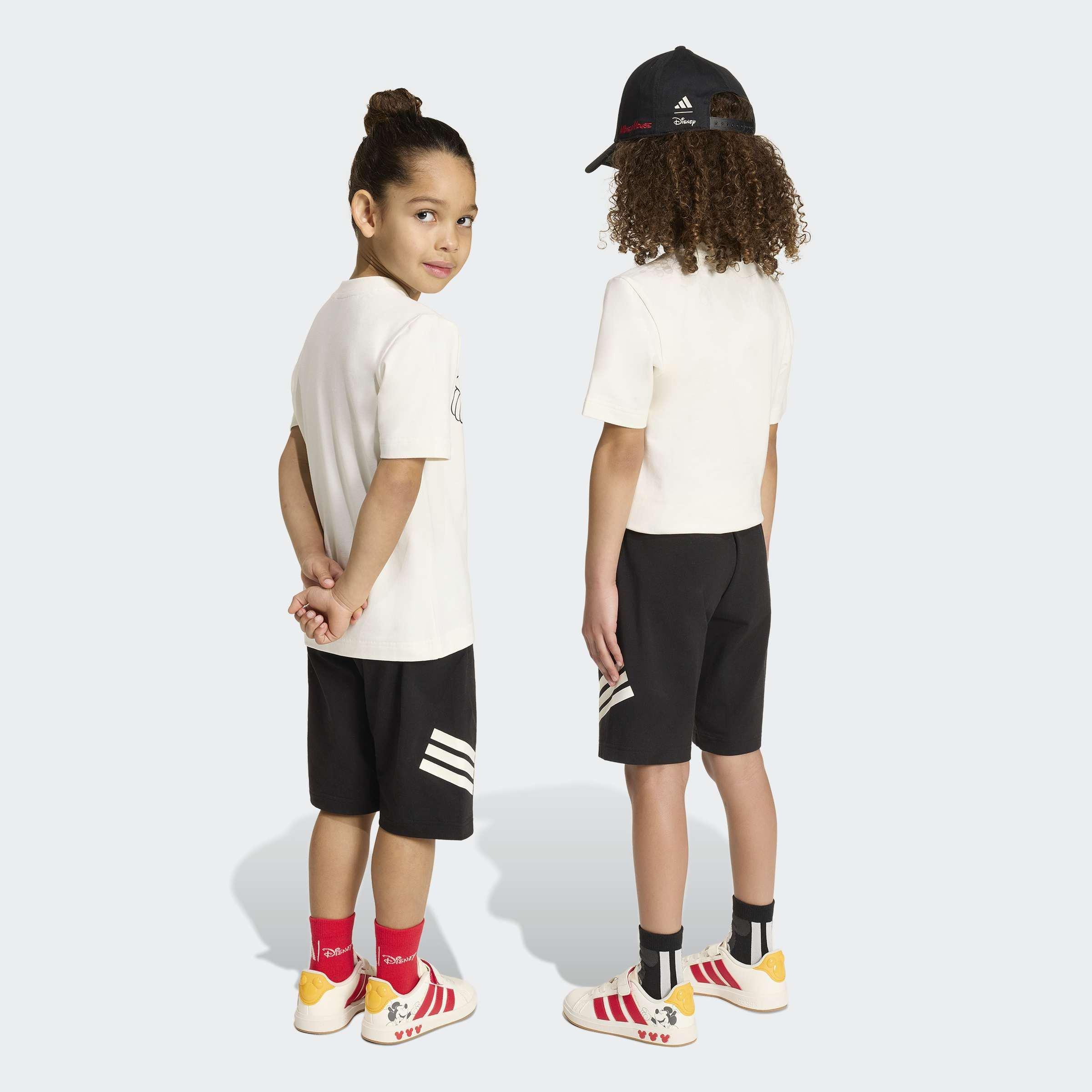 Kids Unisex adidas Disney Mickey Mouse T-Shirt Set, White