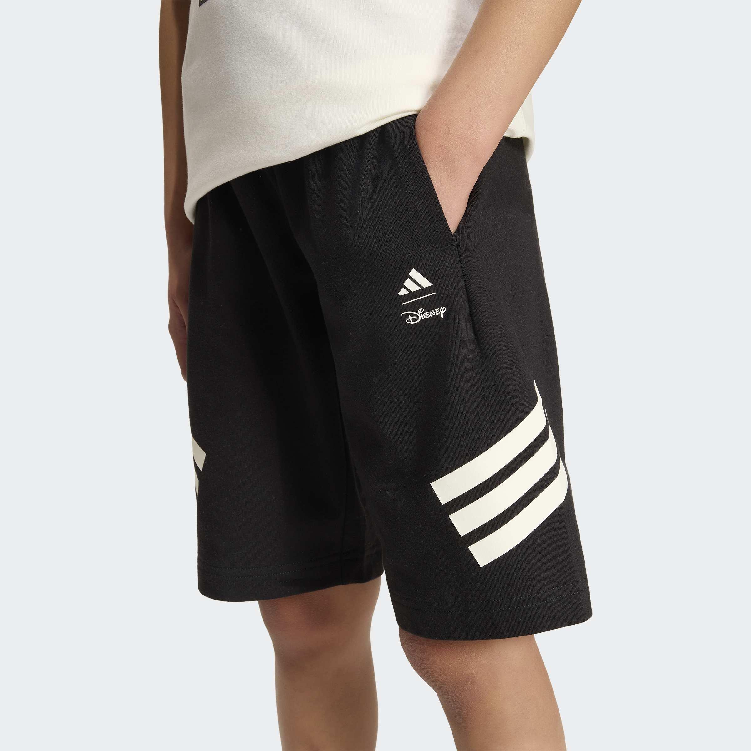 Kids Unisex adidas Disney Mickey Mouse T-Shirt Set, White, A701_ONE, large image number 4