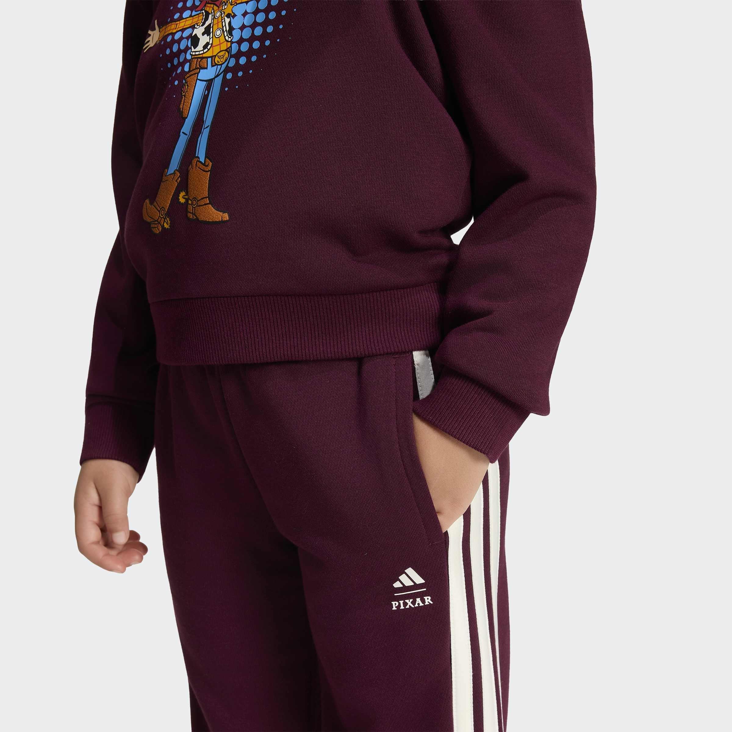Kids Unisex adidas Pixar Toy Story Jogger, Burgundy, A701_ONE, large image number 3