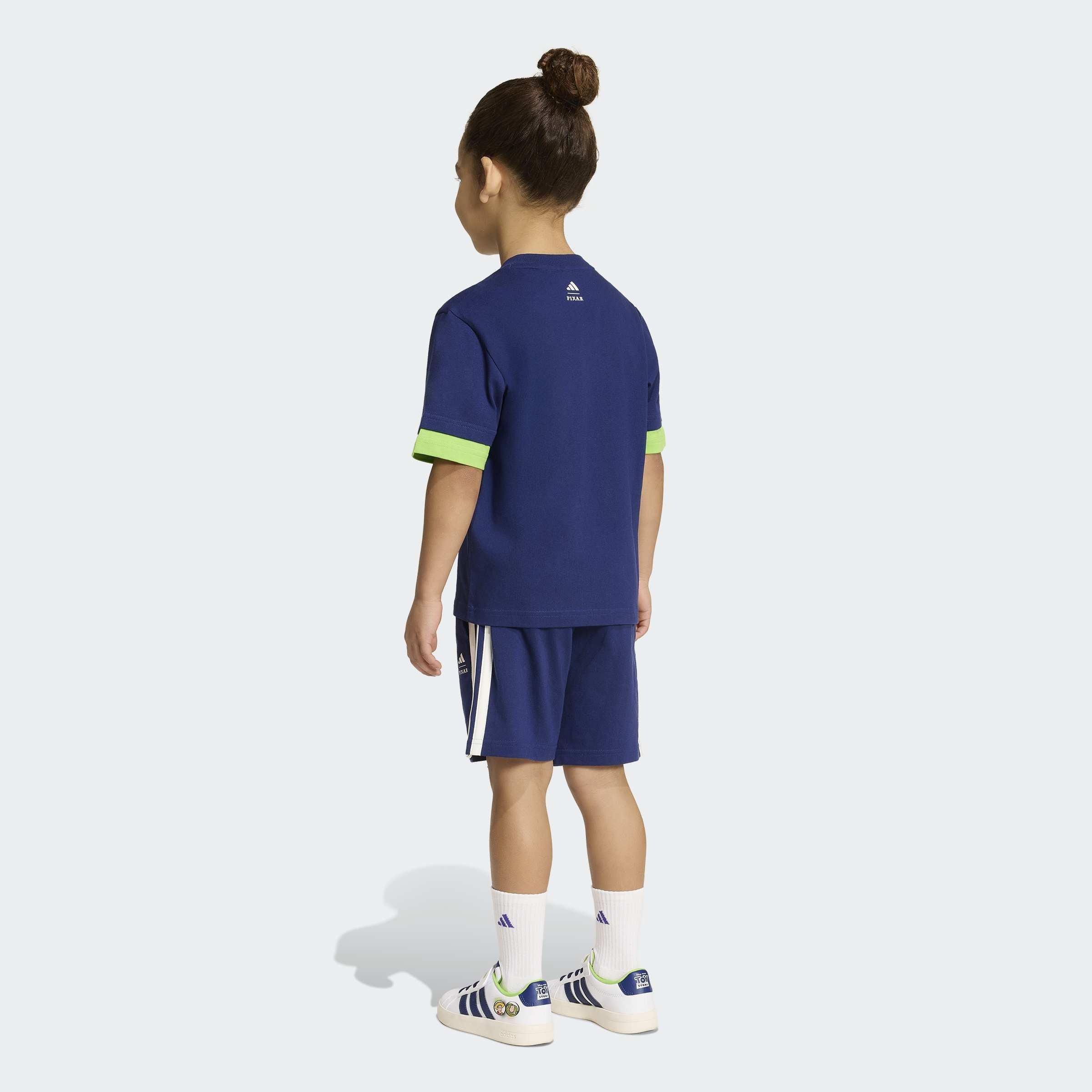 Kids Unisex adidas Pixar Toy Story T-Shirt Set, Blue