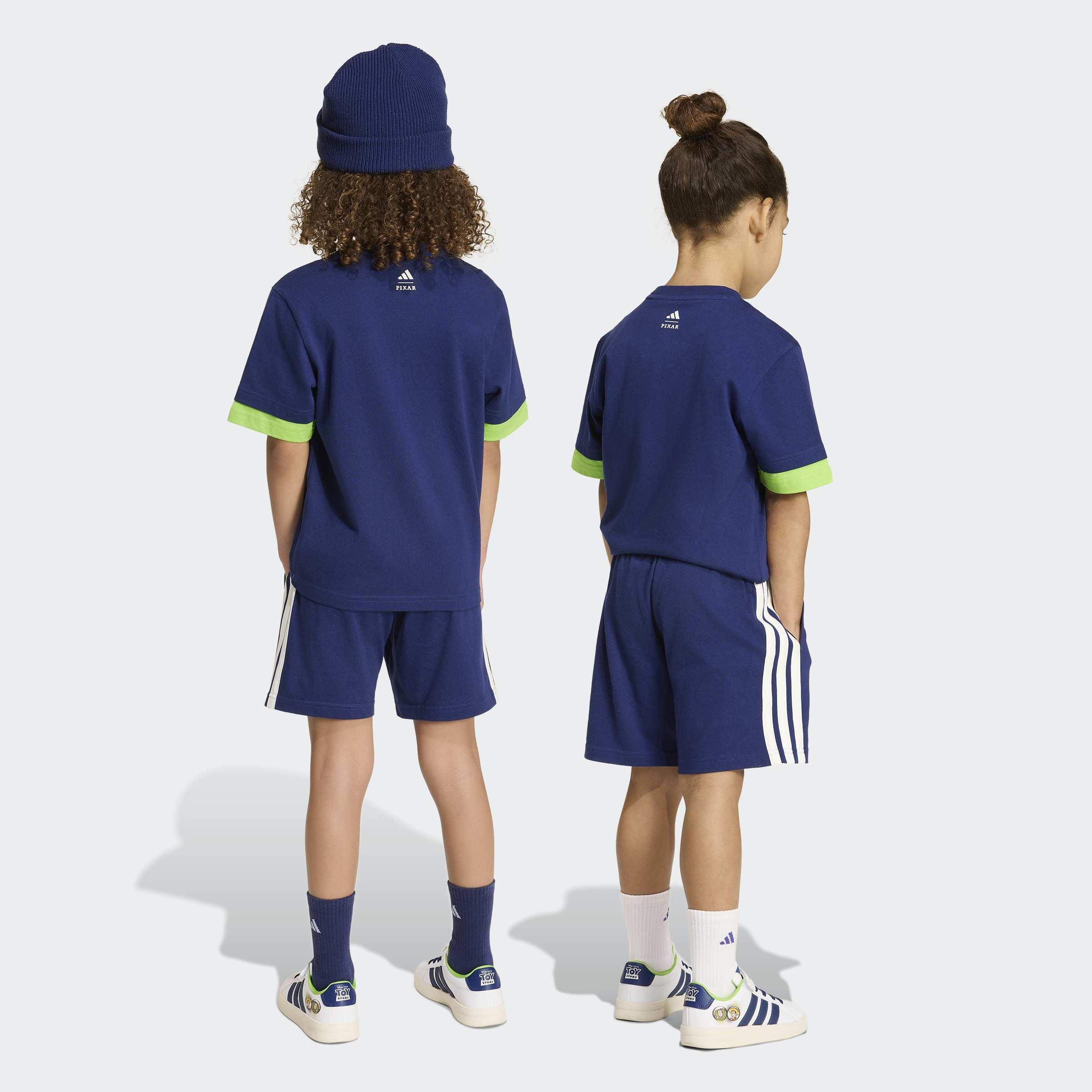 Kids Unisex adidas Pixar Toy Story T-Shirt Set, Blue