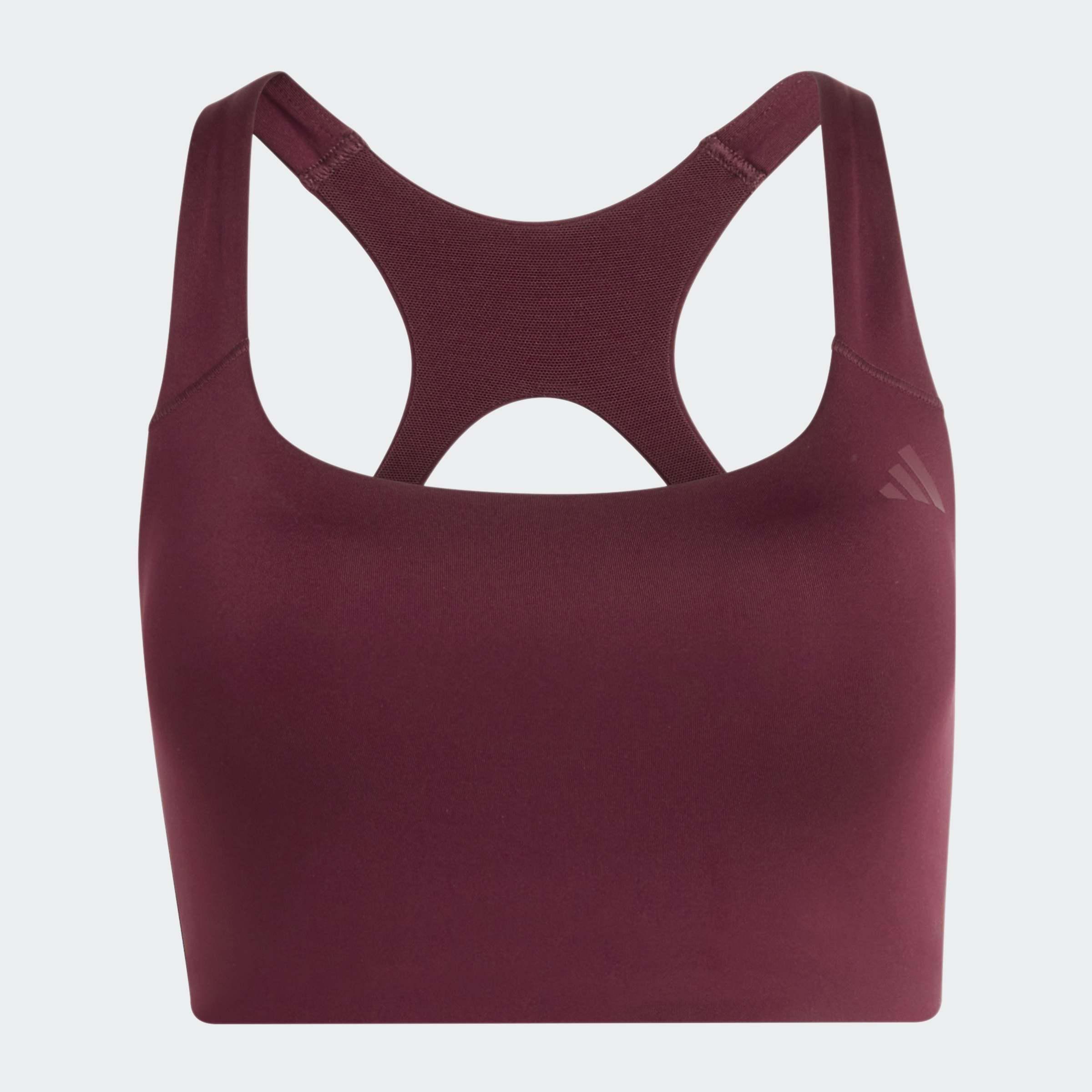 Optime Workout Medium Support Bra, Burgundy