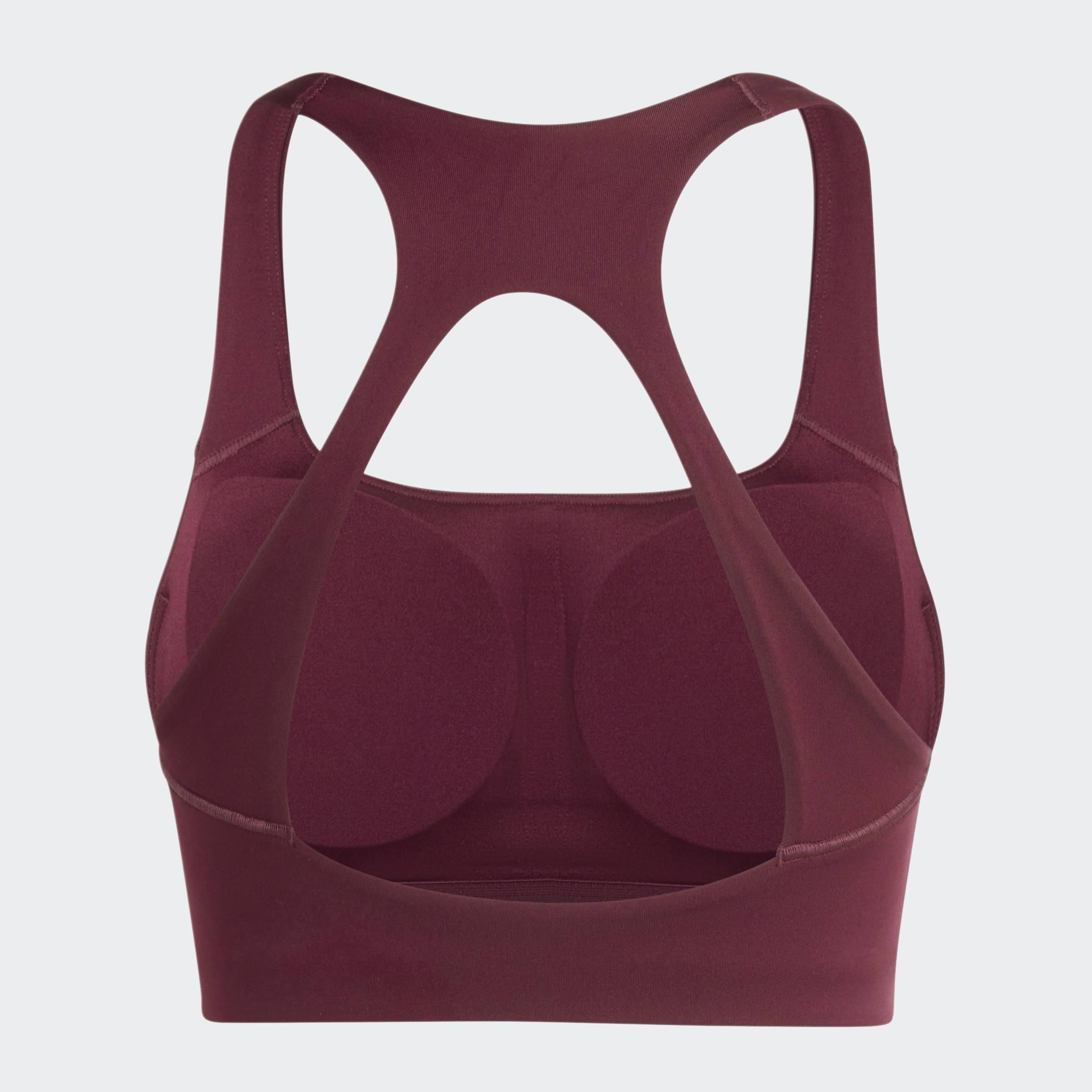 Optime Workout Medium Support Bra, Burgundy