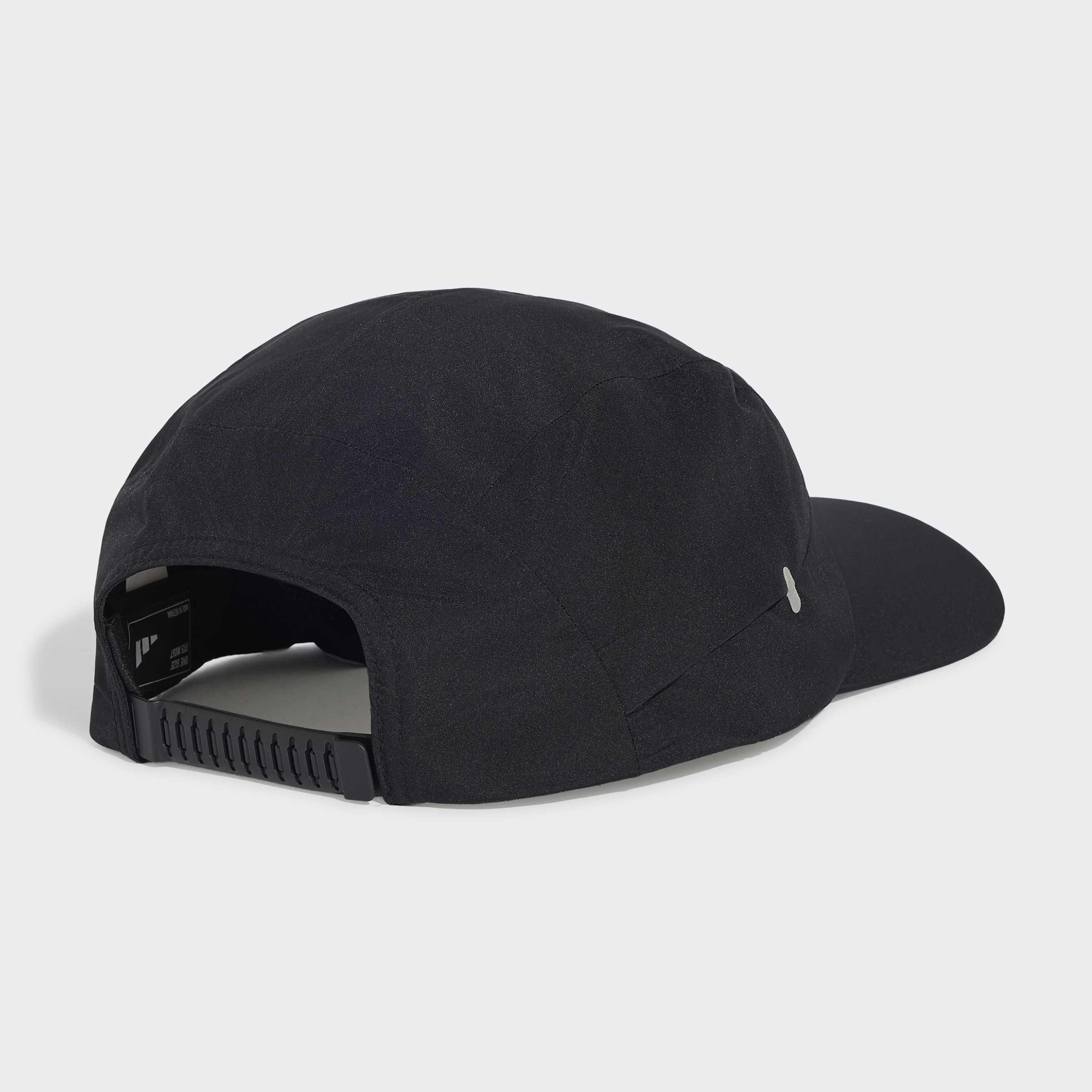 Unisex Hybrid 5PNL Cap, Black