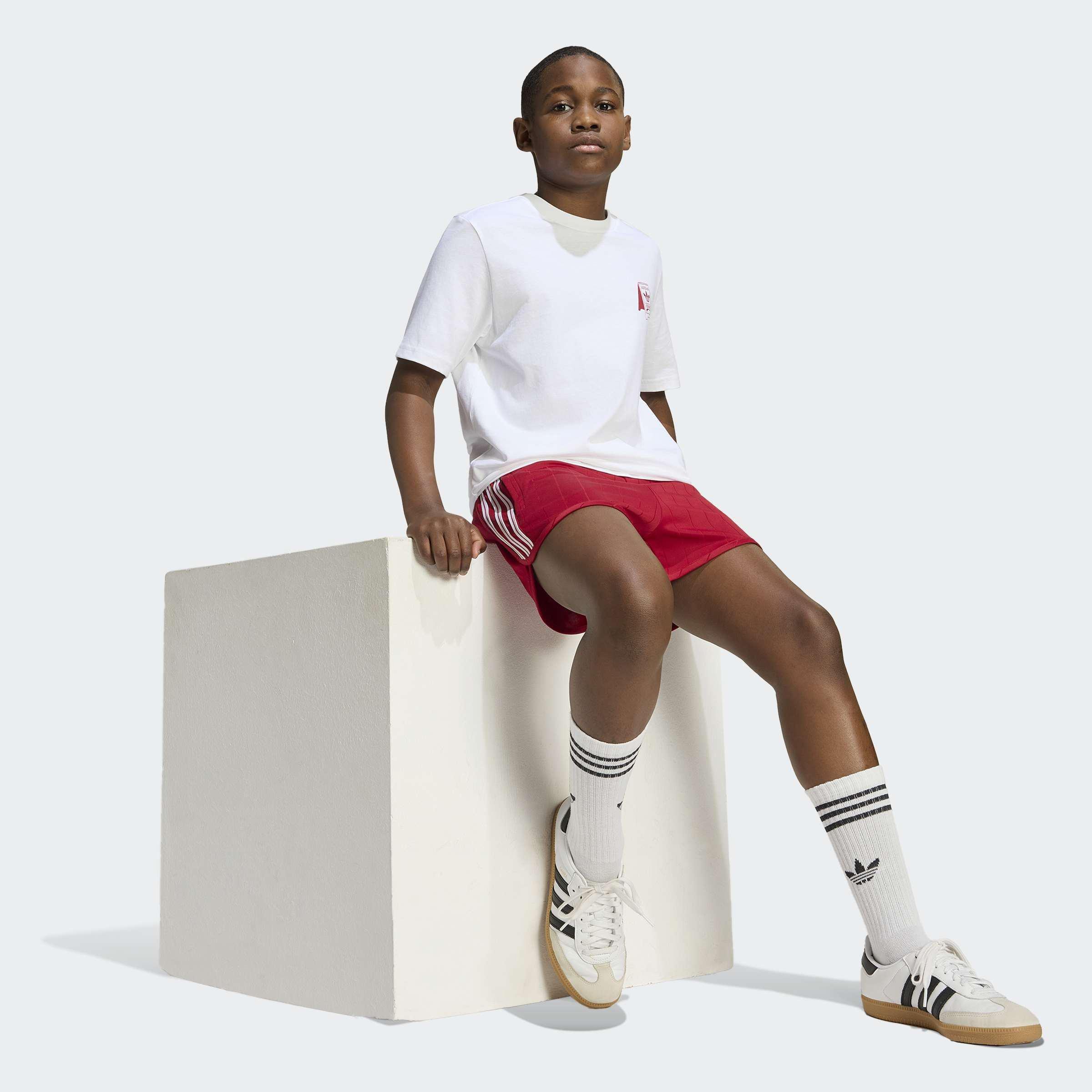 Kids Unisex Loose Foodstand T-Shirt, White, A701_ONE, large image number 5