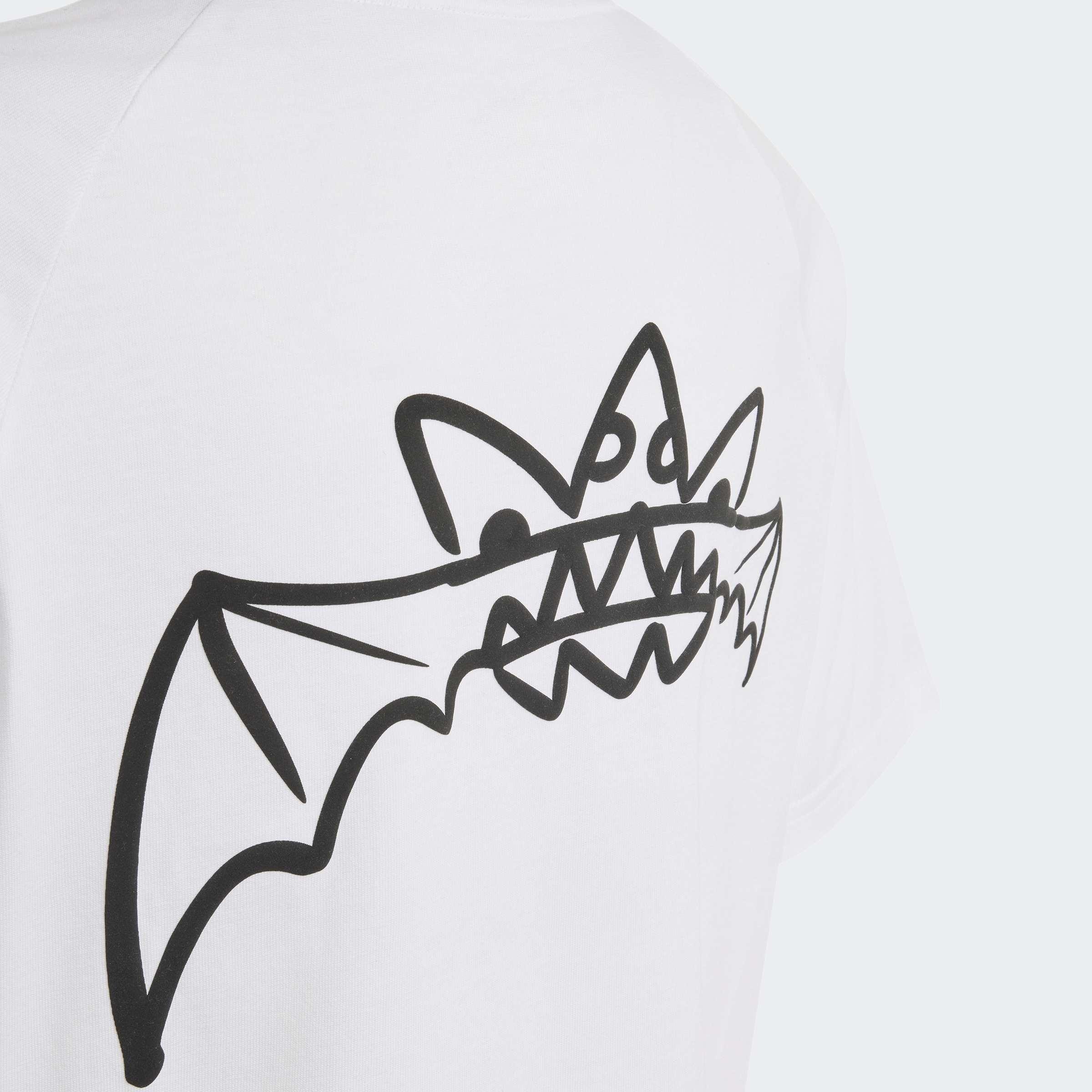 Kids Unisex LOOSE T-Shirt, White, A701_ONE, large image number 4
