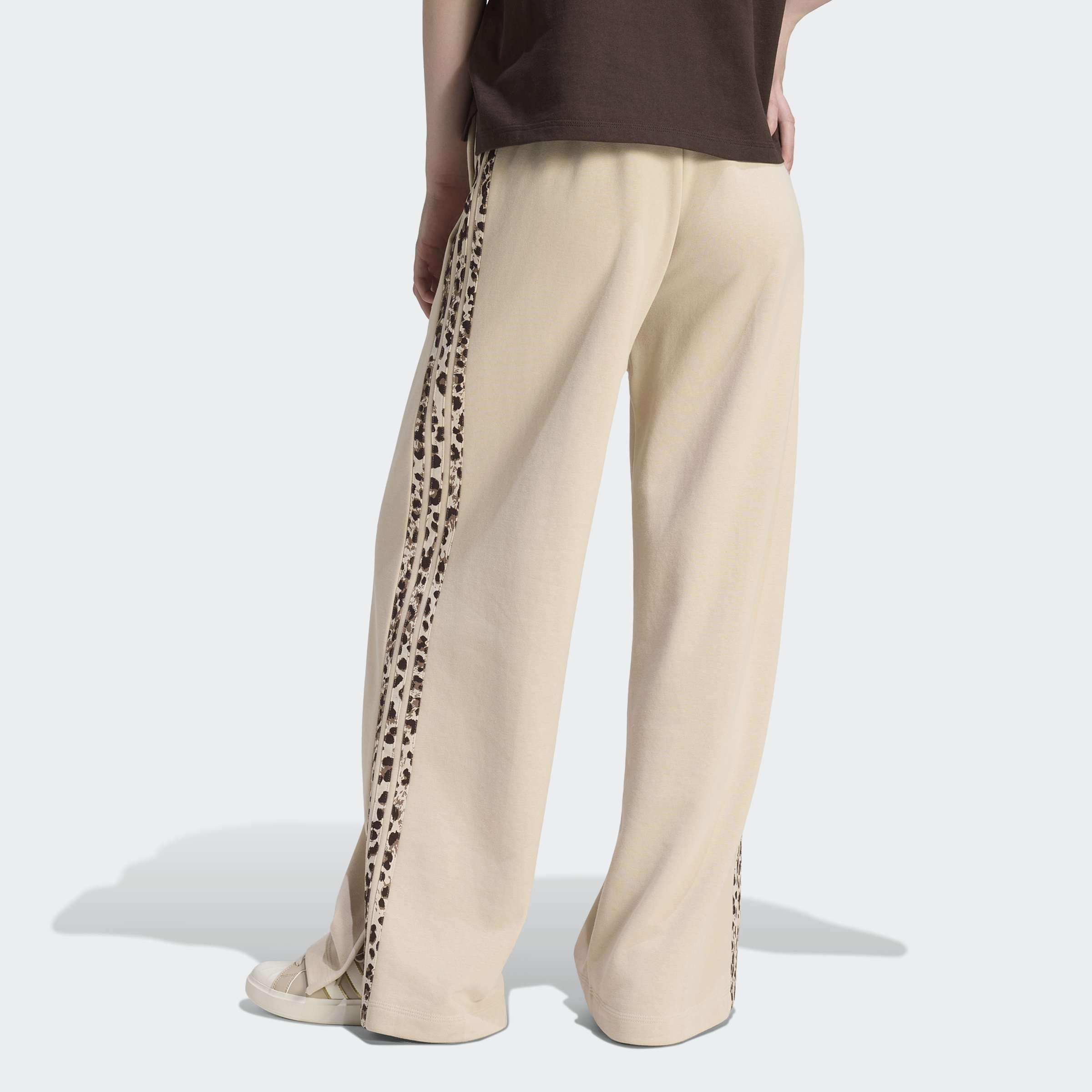 Seasonal Essentials Animal Print 3-Stripes Joggers, Beige, A701_ONE, large image number 1
