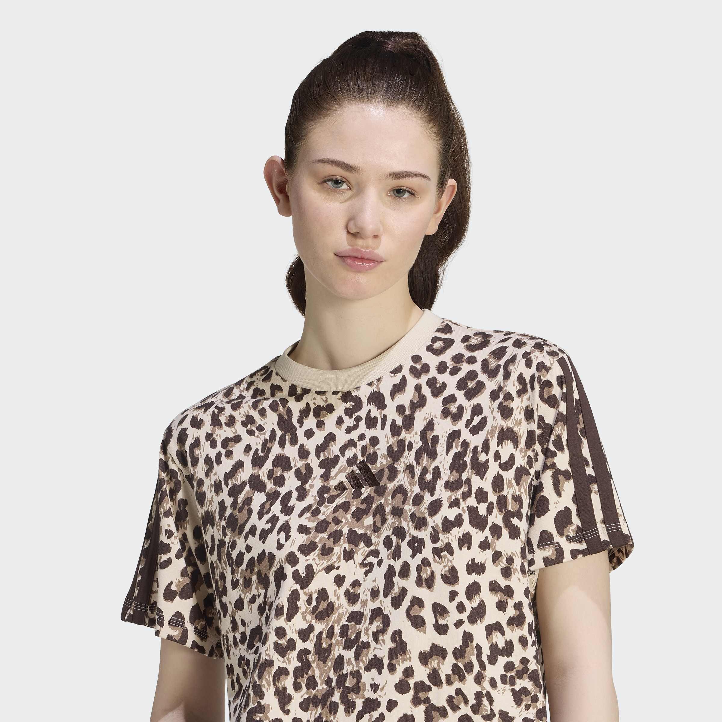 Seasonal Essentials Animal Print T-Shirt, Multicolour, A701_ONE, large image number 3