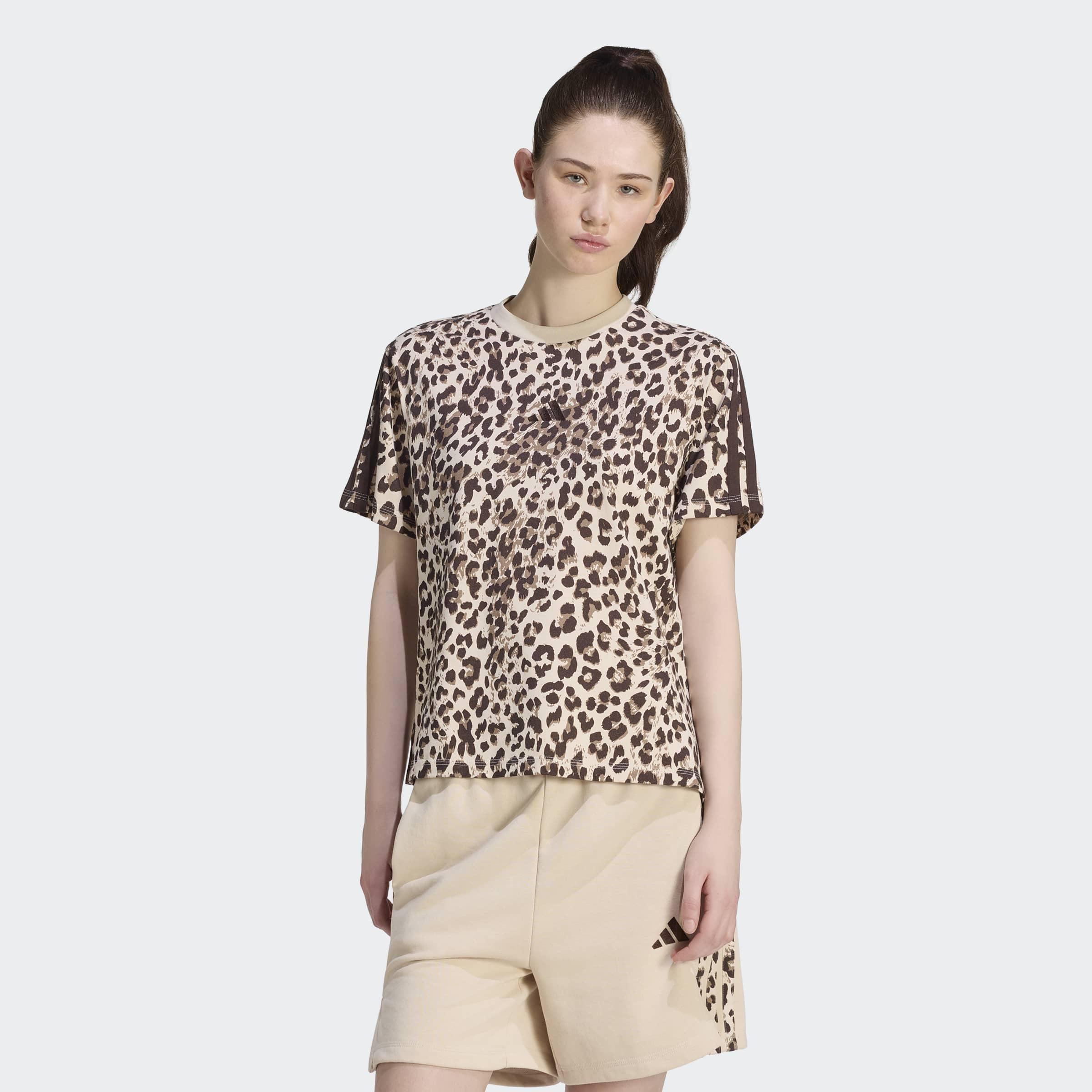 Seasonal Essentials Animal Print T-Shirt, Multicolour, A701_ONE, large image number 4