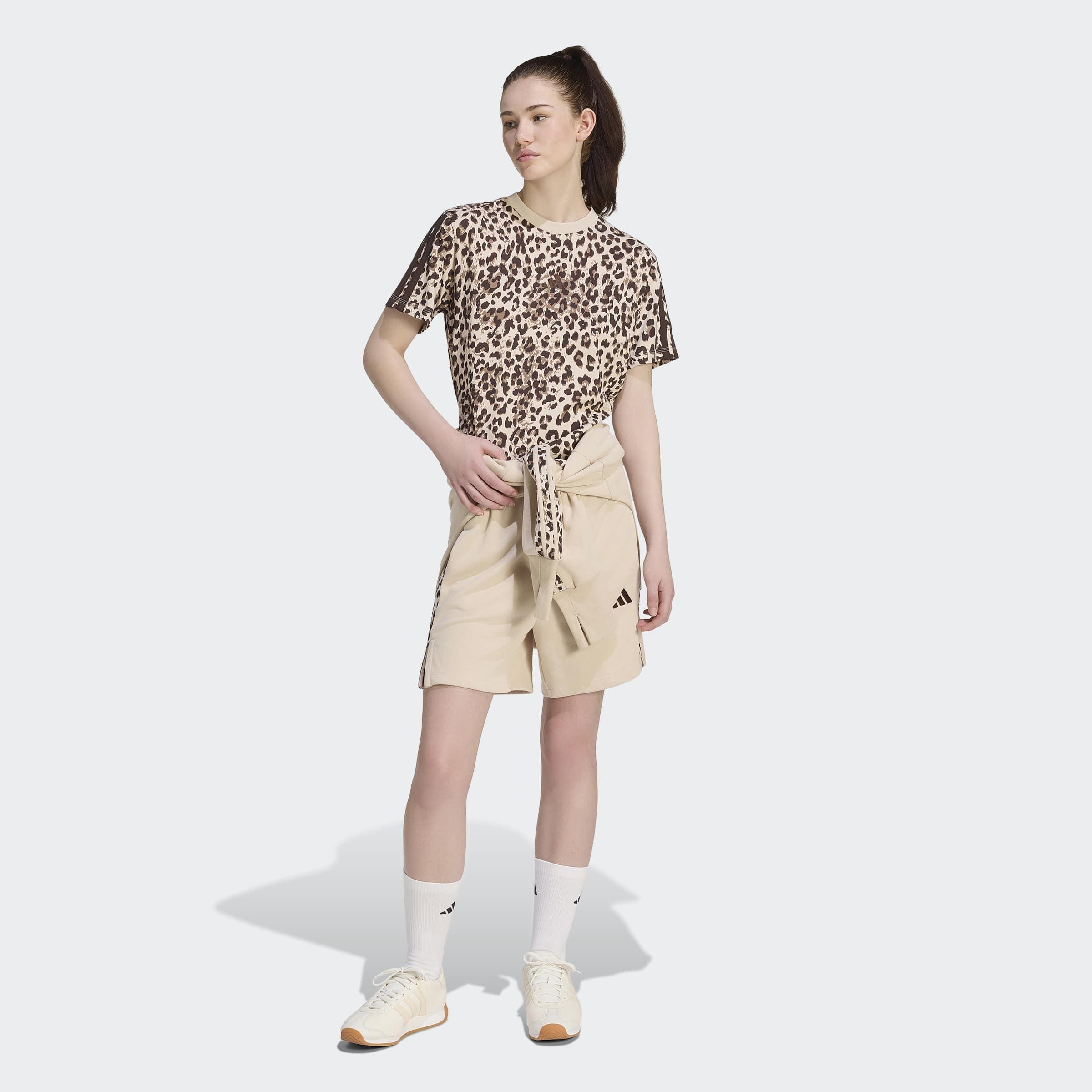 Seasonal Essentials Animal Print T-Shirt, Multicolour, A701_ONE, large image number 5