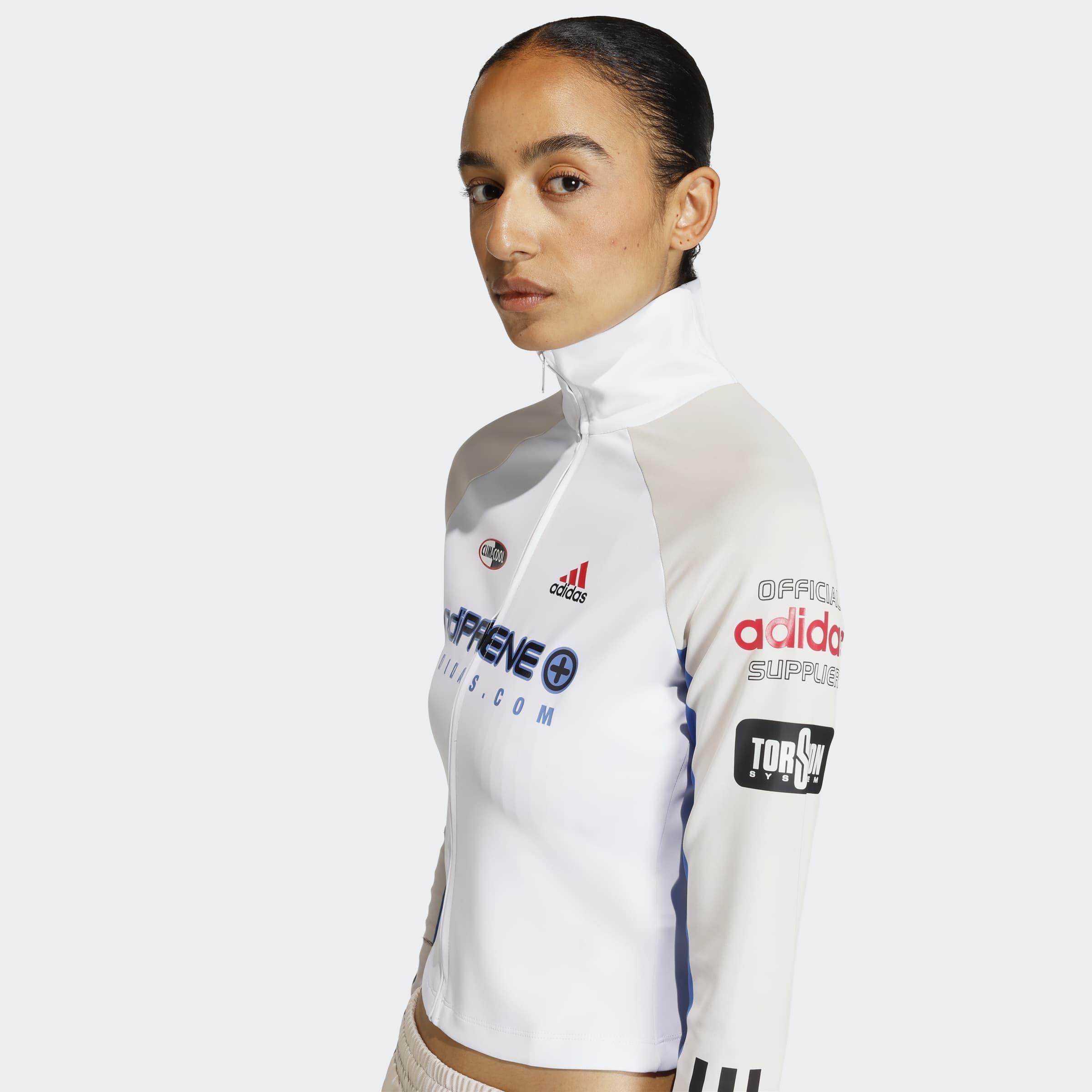 Teamgeist Slim Full Zip Long-Sleeve Top, White, A701_ONE, large image number 3