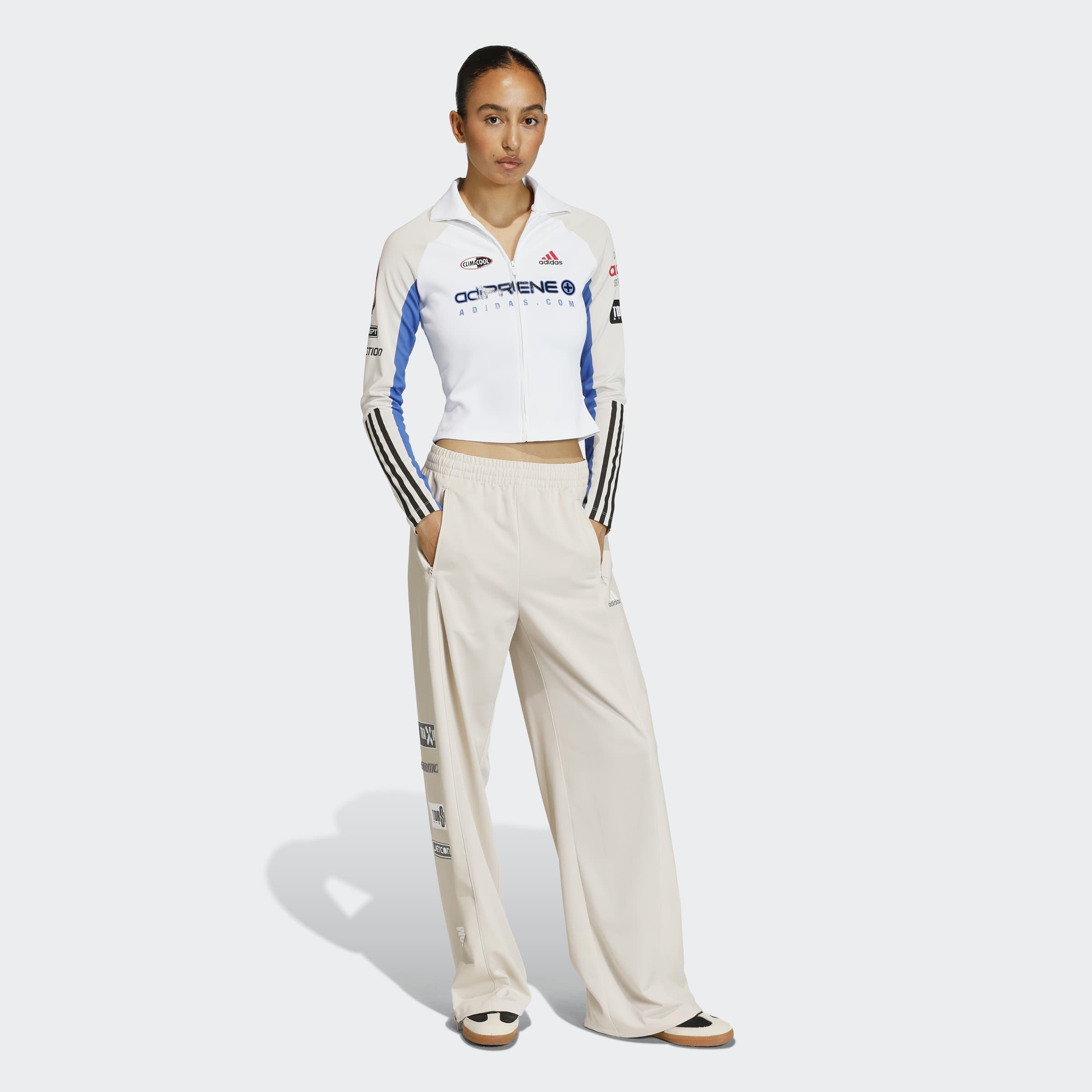 Teamgeist Slim Full Zip Long-Sleeve Top, White, A701_ONE, large image number 4