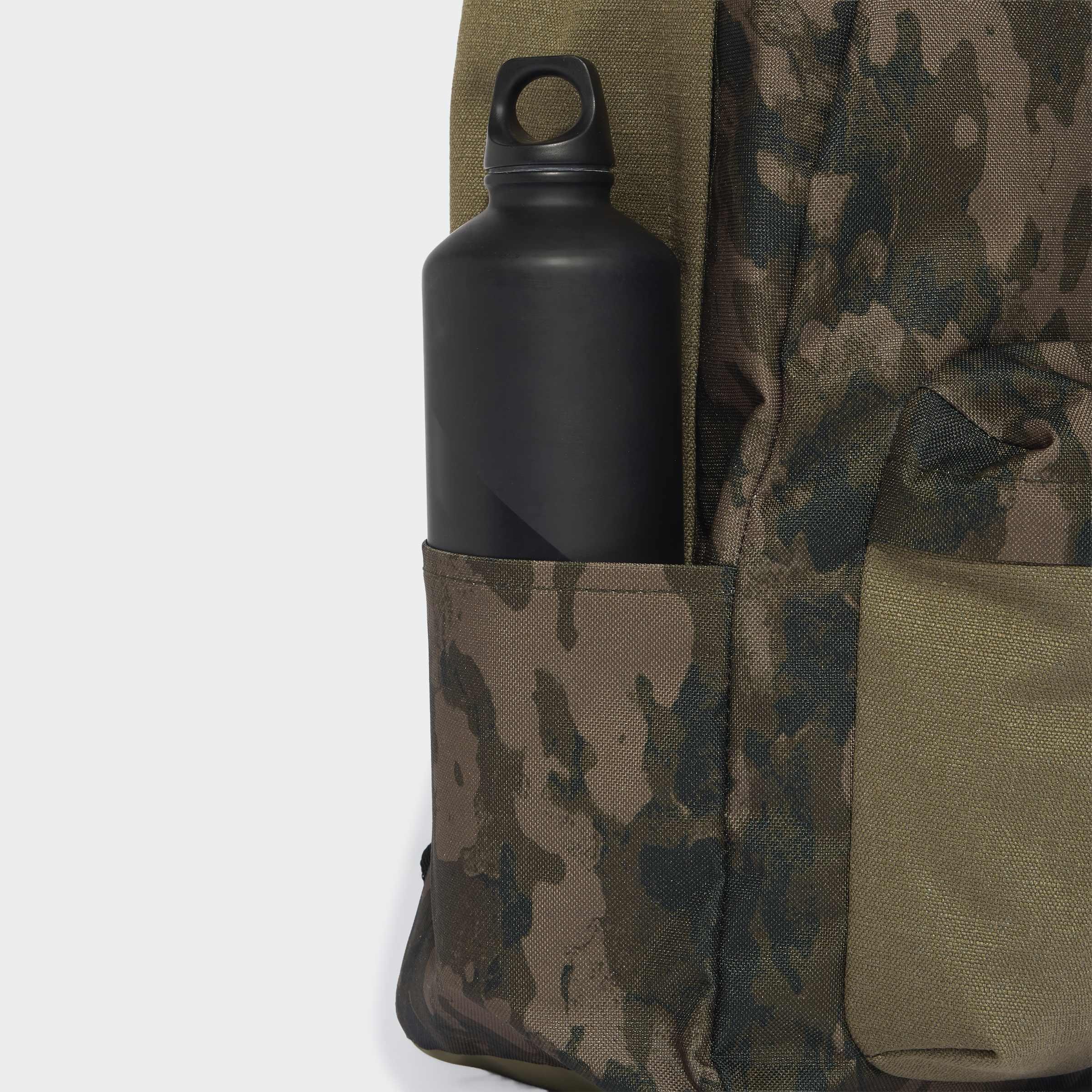 Kids Unisex Youth Boys Camo Graphic Backpack, Green, A701_ONE, large image number 4