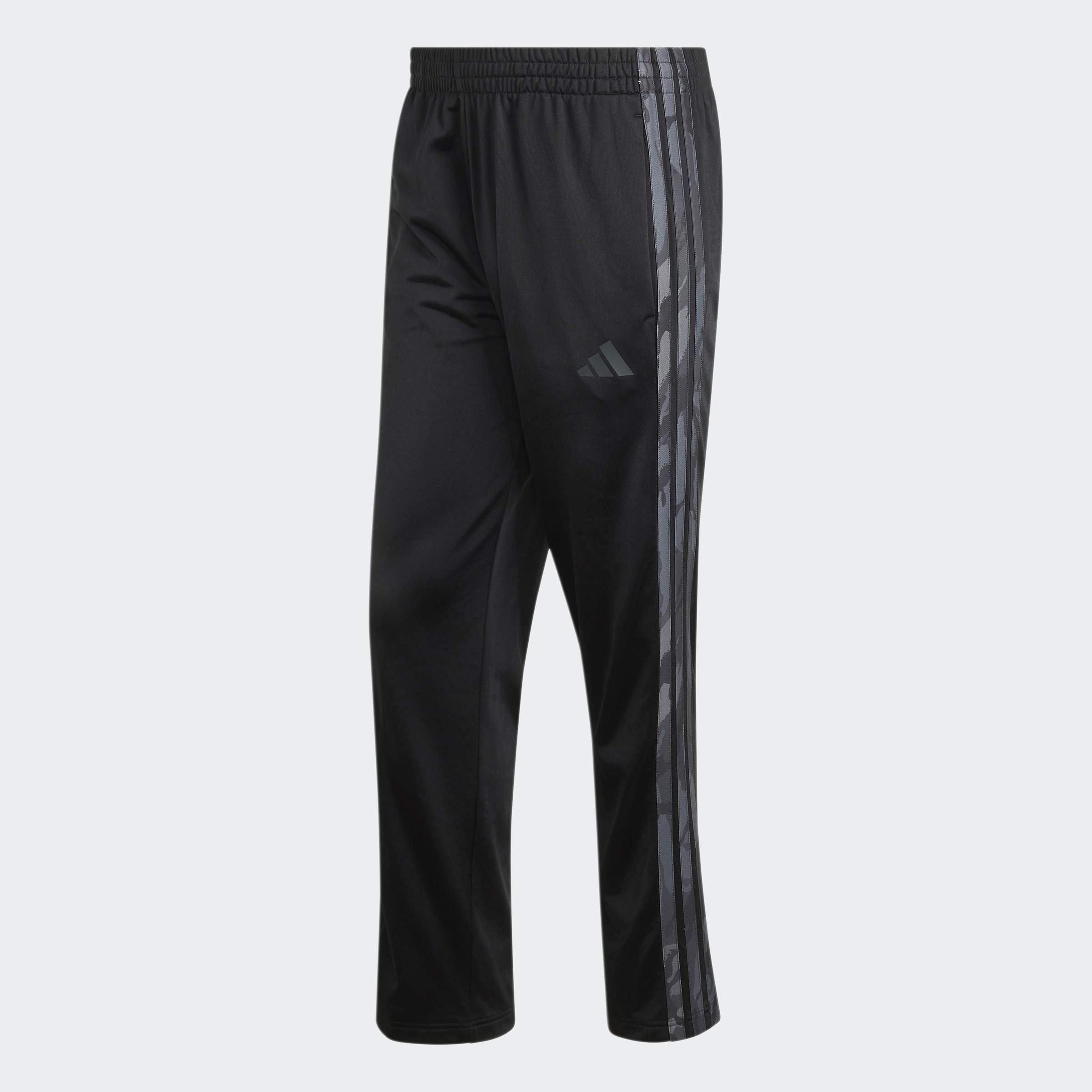 3-Stripes Regular Fit Camouflage Tracksuit Bottoms, Black, A701_ONE, large image number 0