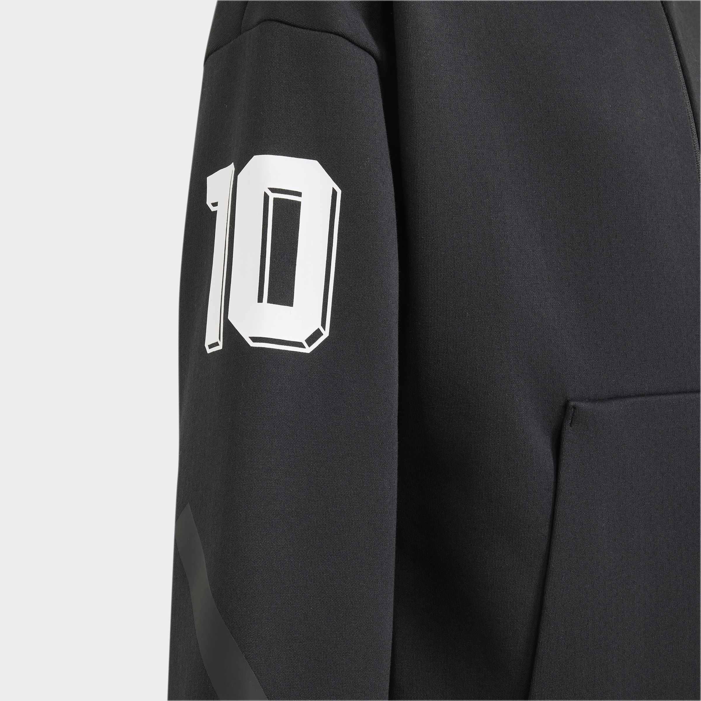 Kids Unisex Messi Z.N.E. Full Zip Hoodie, Black, A701_ONE, large image number 3