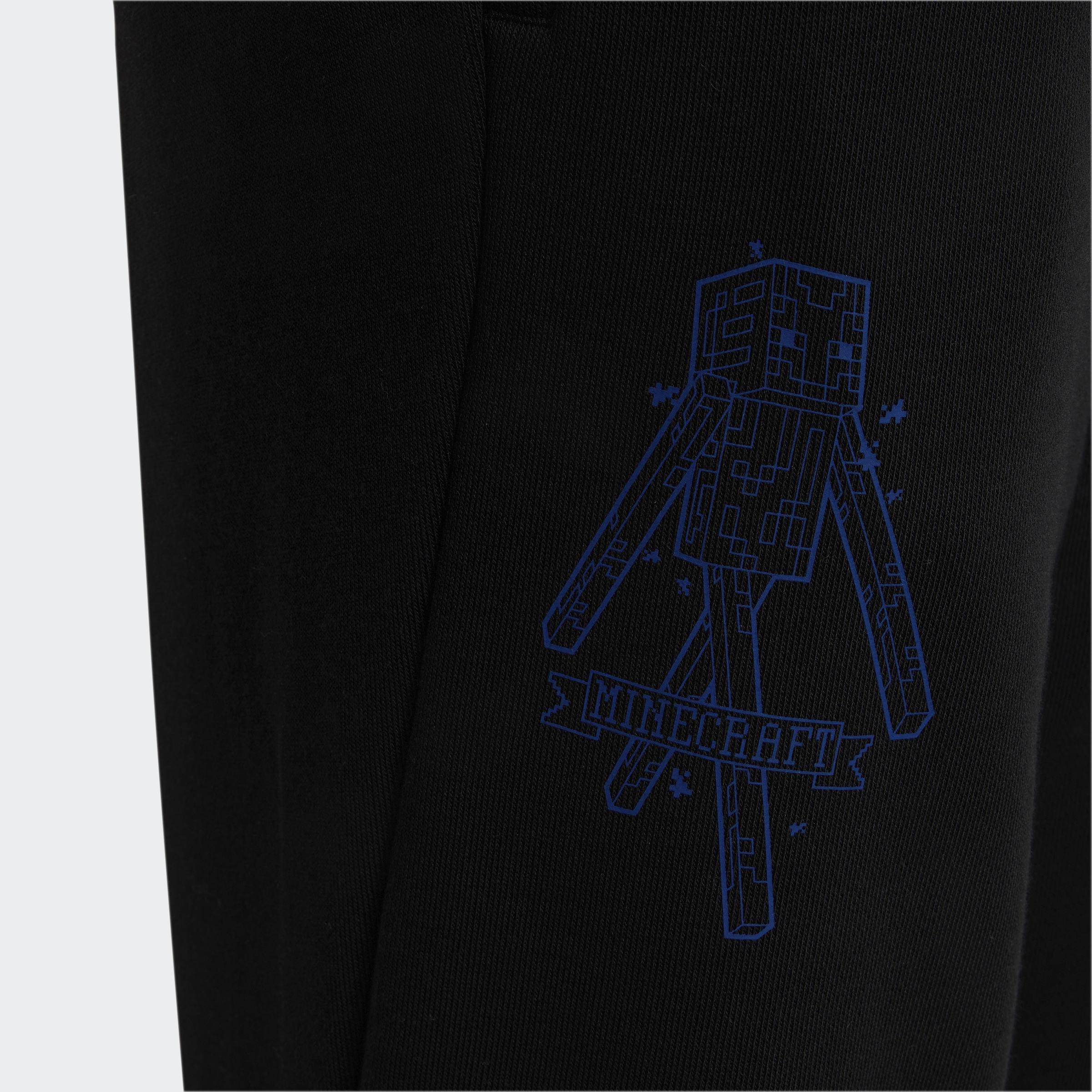 Kids Unisex adidas Minecraft Joggers, Black, A701_ONE, large image number 4