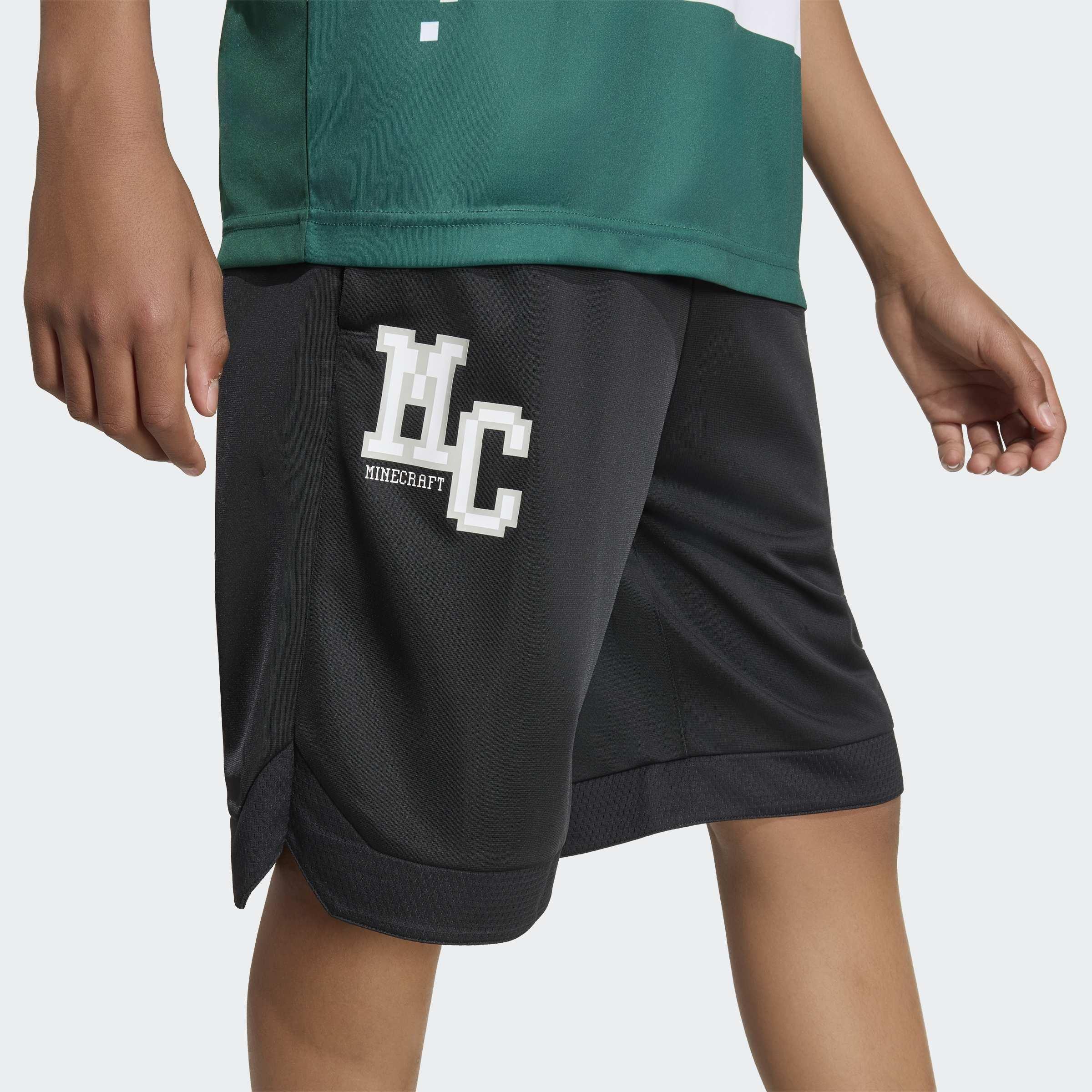 Kids Unisex adidas Minecraft Short, Black, A701_ONE, large image number 3