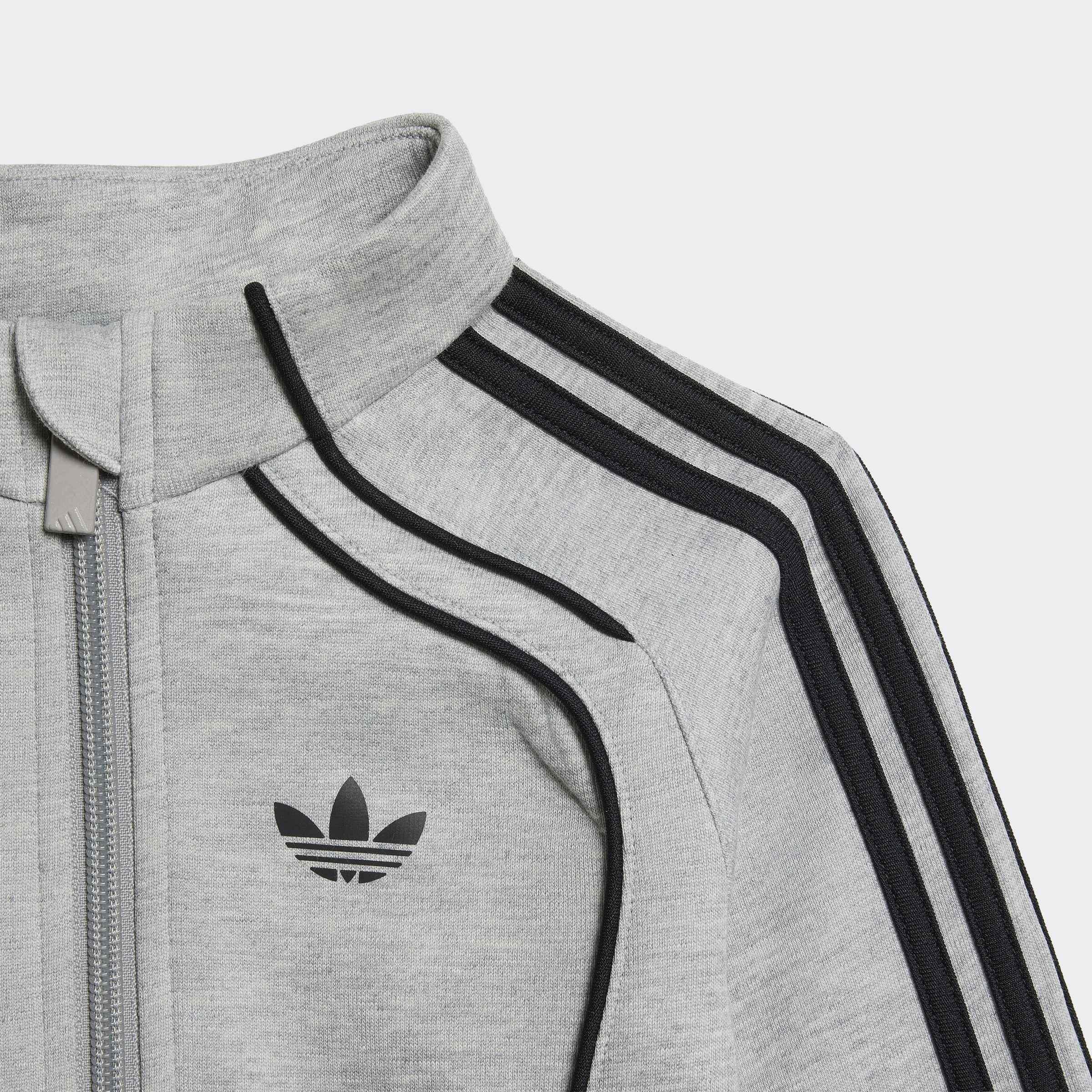 Kids Unisex SPACER Tracksuit, Grey, A701_ONE, large image number 4