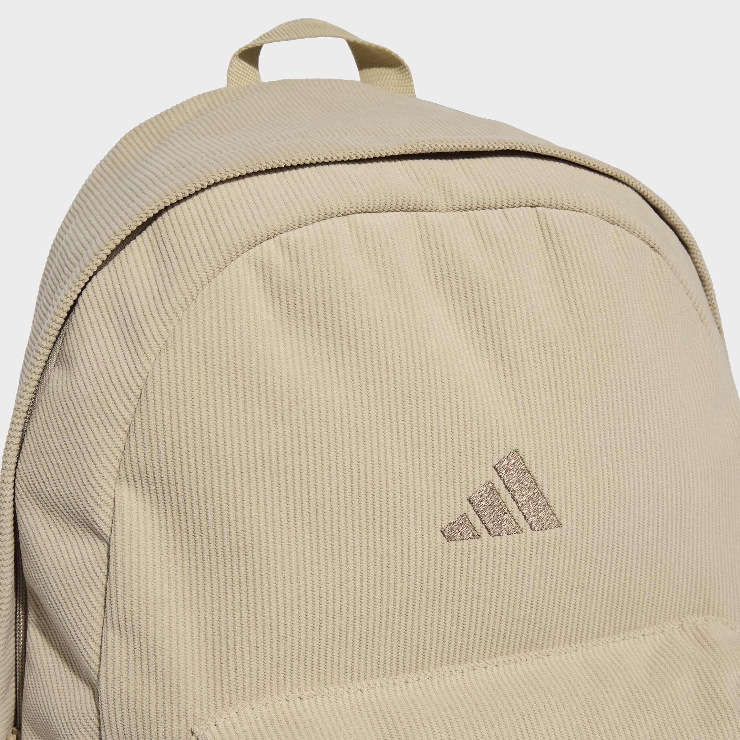 Unisex Essentials Material Backpack, Beige, A701_ONE, large image number 4