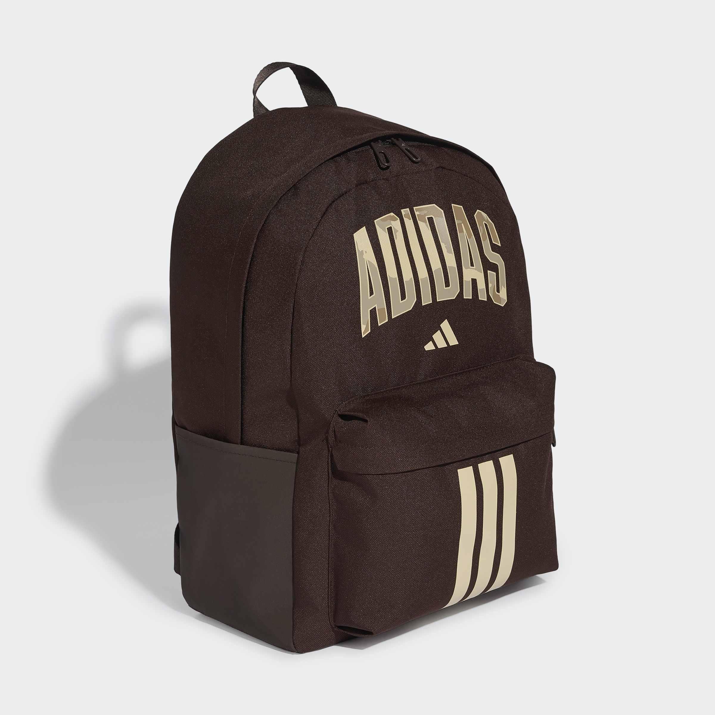 Unisex Camo Graphic Backpack, Brown