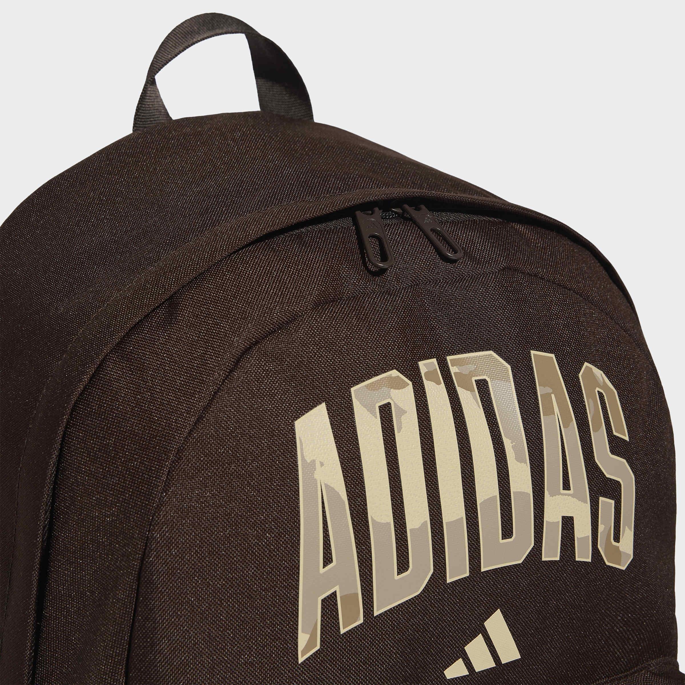 Unisex Camo Graphic Backpack, Brown, A701_ONE, large image number 5