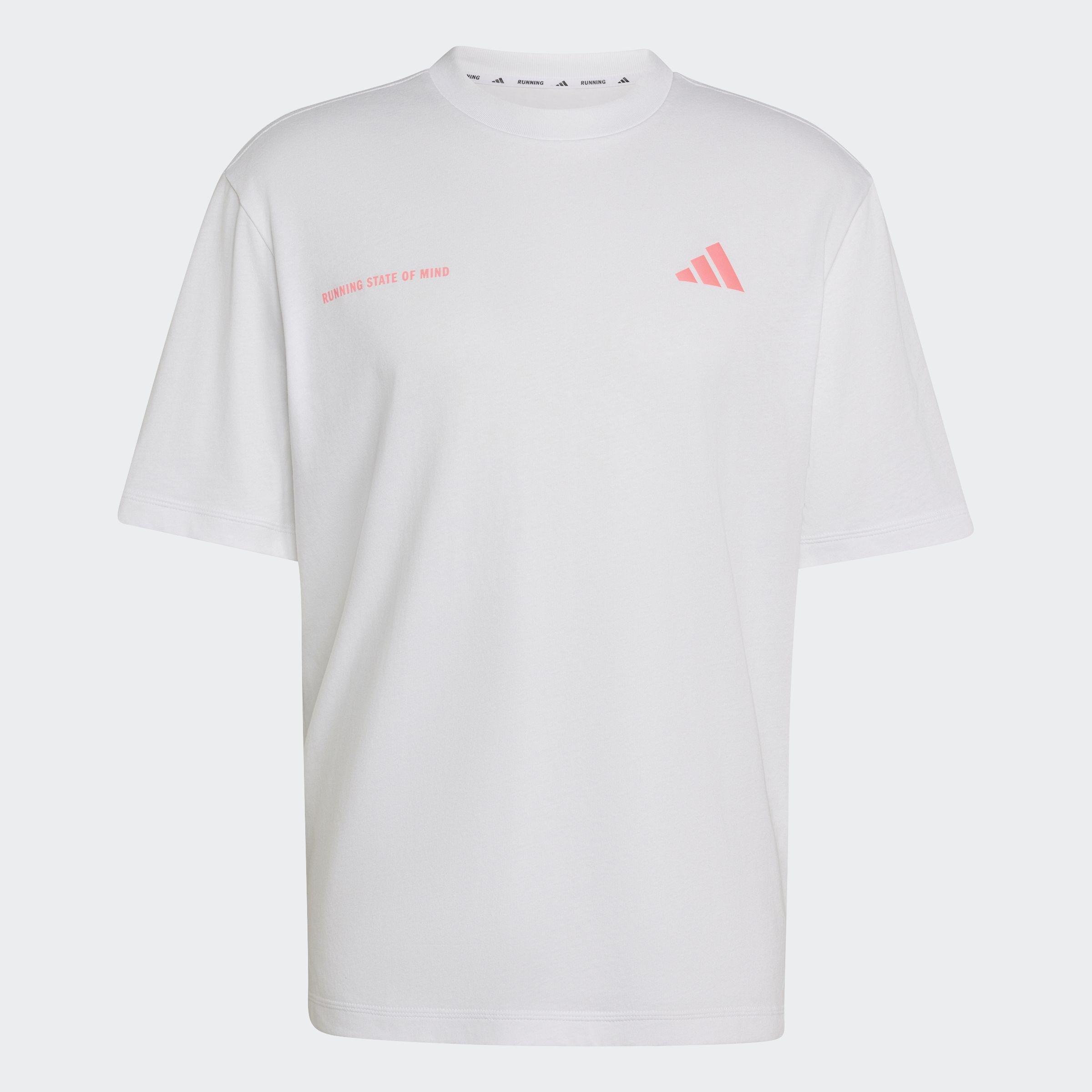 adi365 Running Community Culture T-Shirt, White