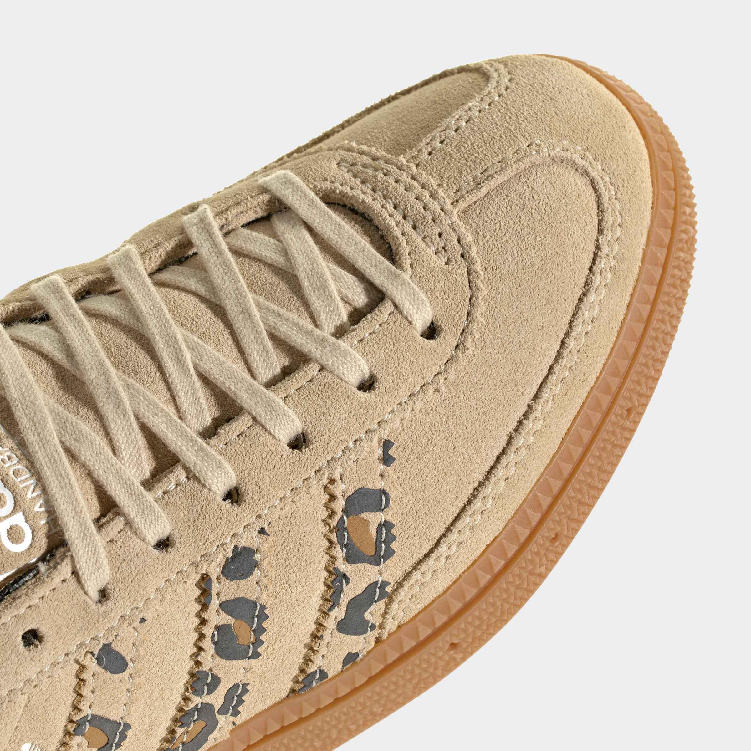 Kids Unisex Handball Spezial Shoes, Beige, A701_ONE, large image number 4