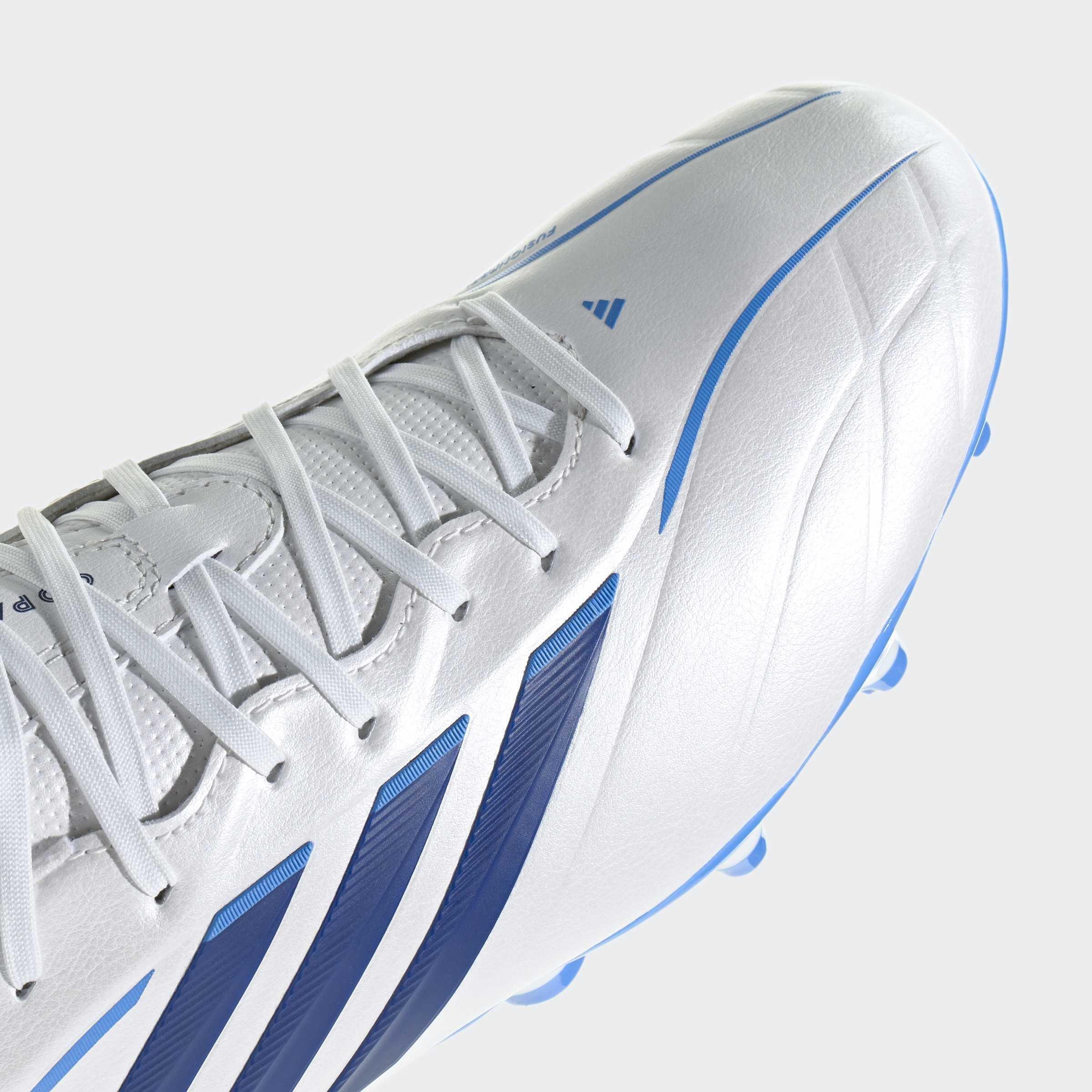 Unisex Copa Pure IV League Firm Ground Football Boots, White, A701_ONE, large image number 4