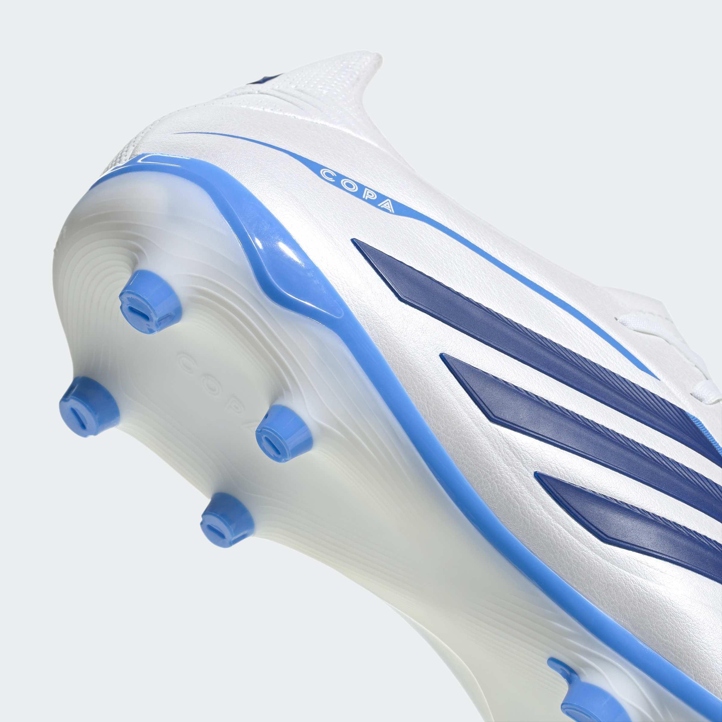 Unisex Copa Pure IV League Firm Ground Football Boots, White, A701_ONE, large image number 5