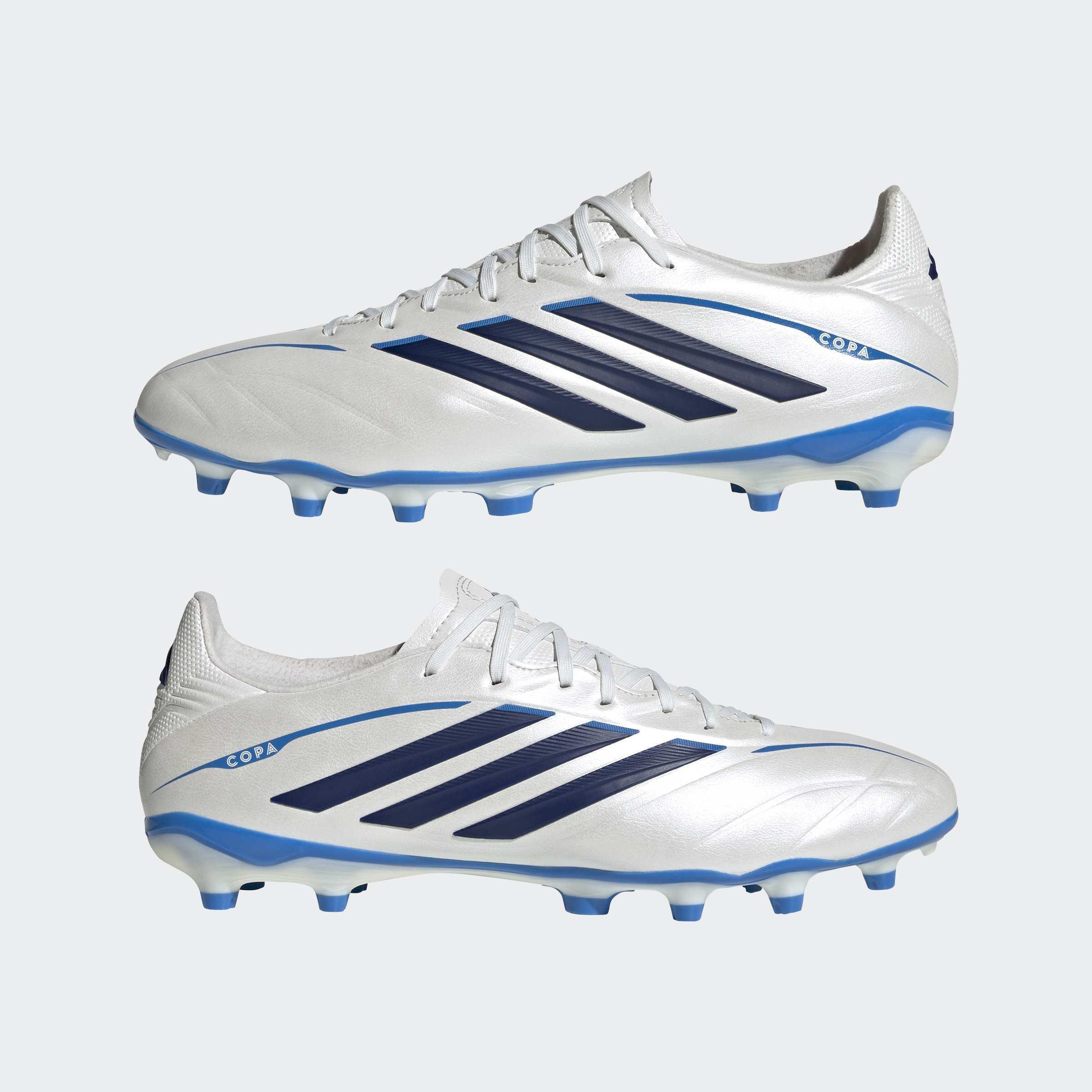 Unisex Copa Pure IV League Firm Ground Football Boots, White, A701_ONE, large image number 8