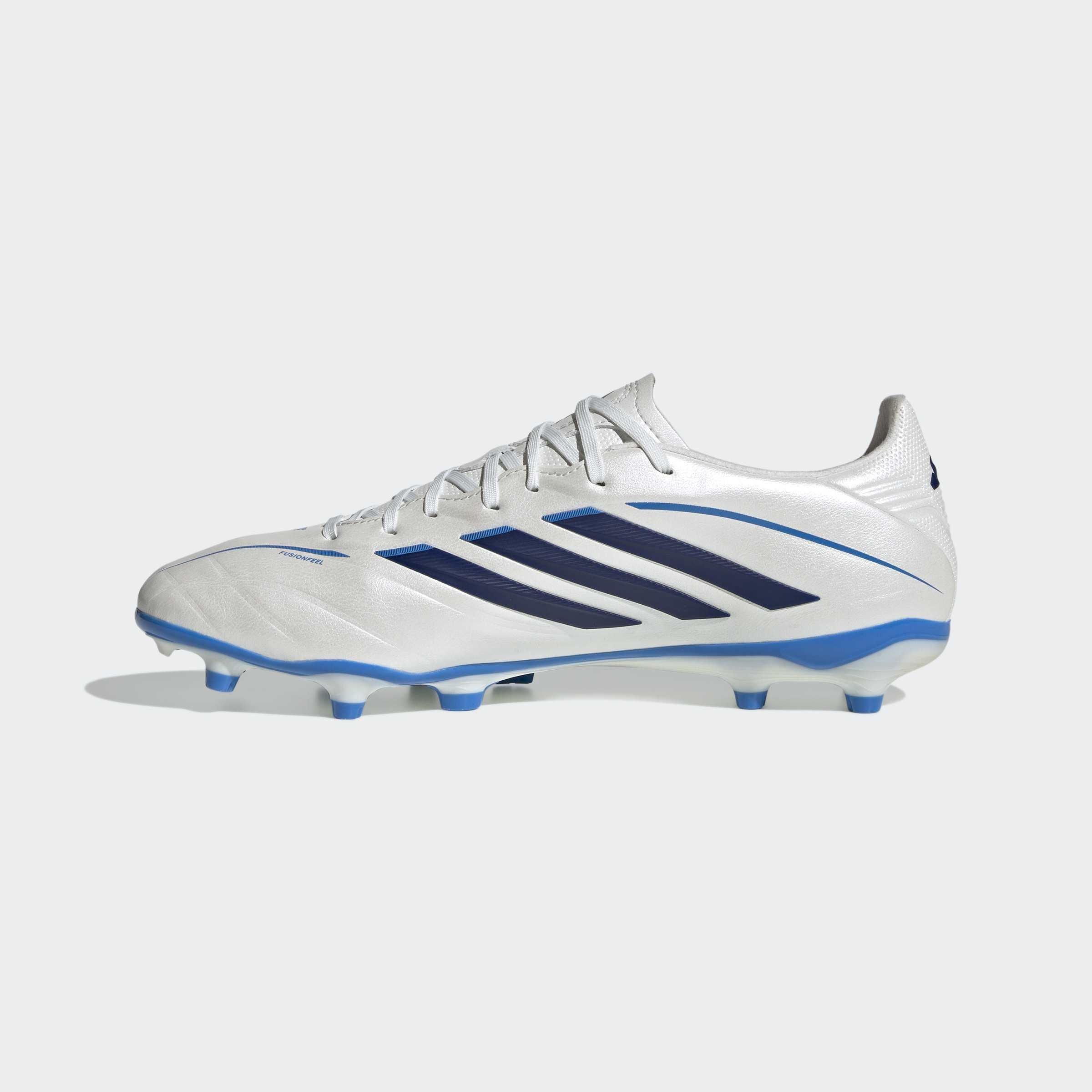 Unisex Copa Pure IV League Firm Ground Football Boots, White, A701_ONE, large image number 9