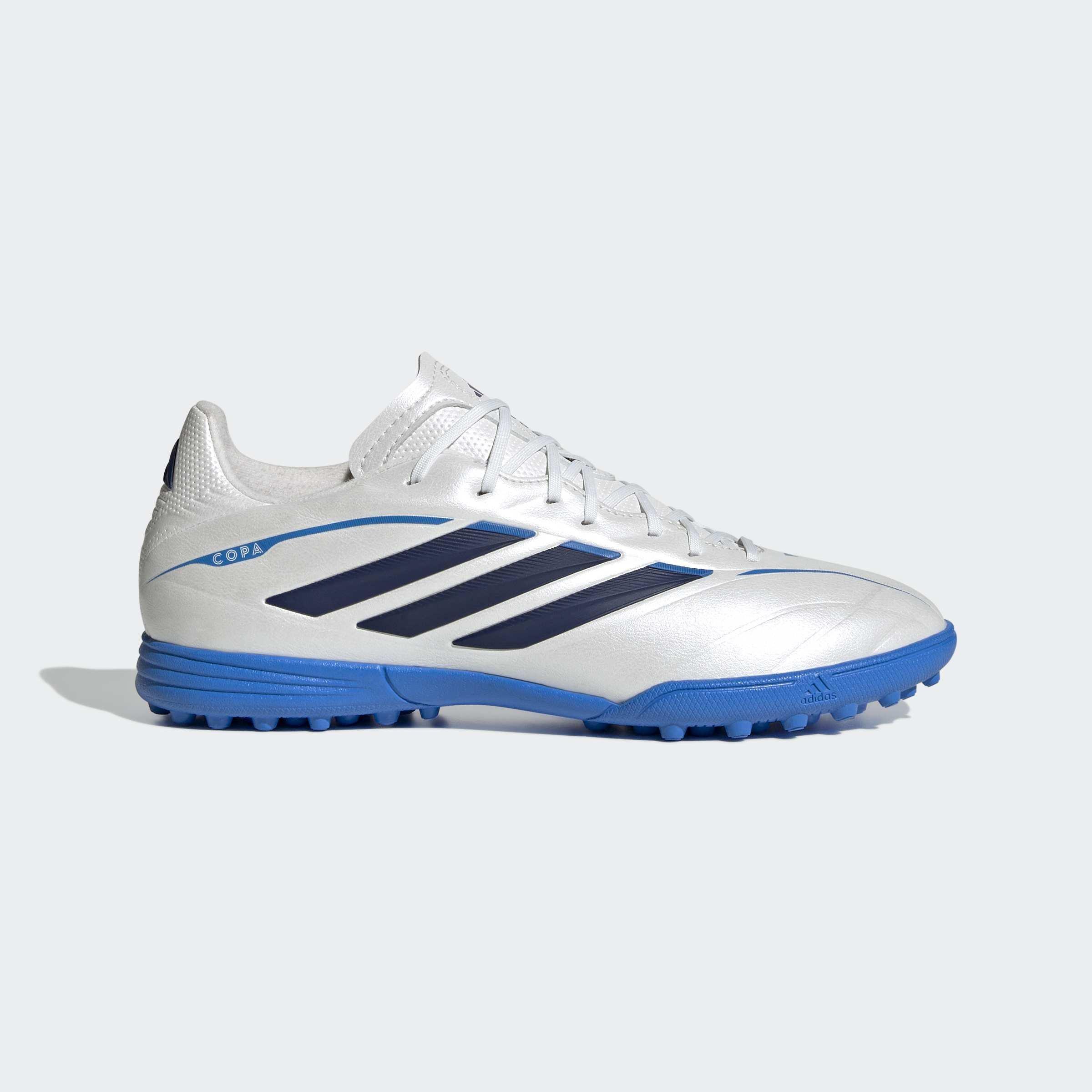 Kids Unisex Copa Pure IV League Turf Football Shoes, White, A701_ONE, large image number 0