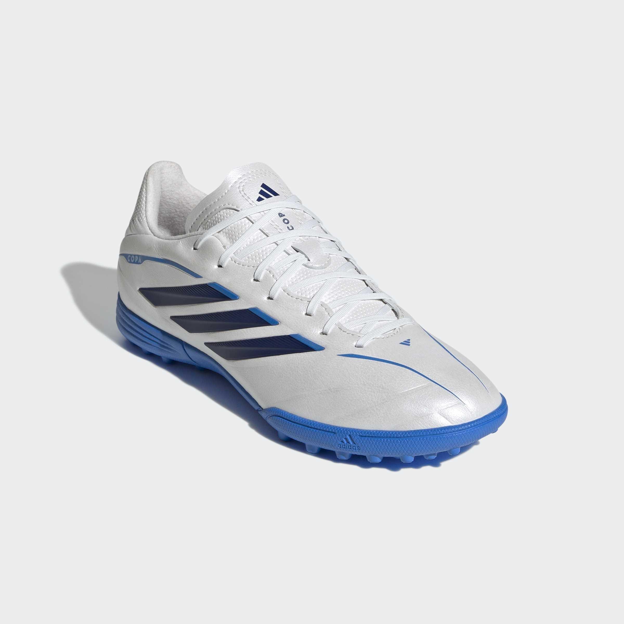 Kids Unisex Copa Pure IV League Turf Football Shoes, White, A701_ONE, large image number 2
