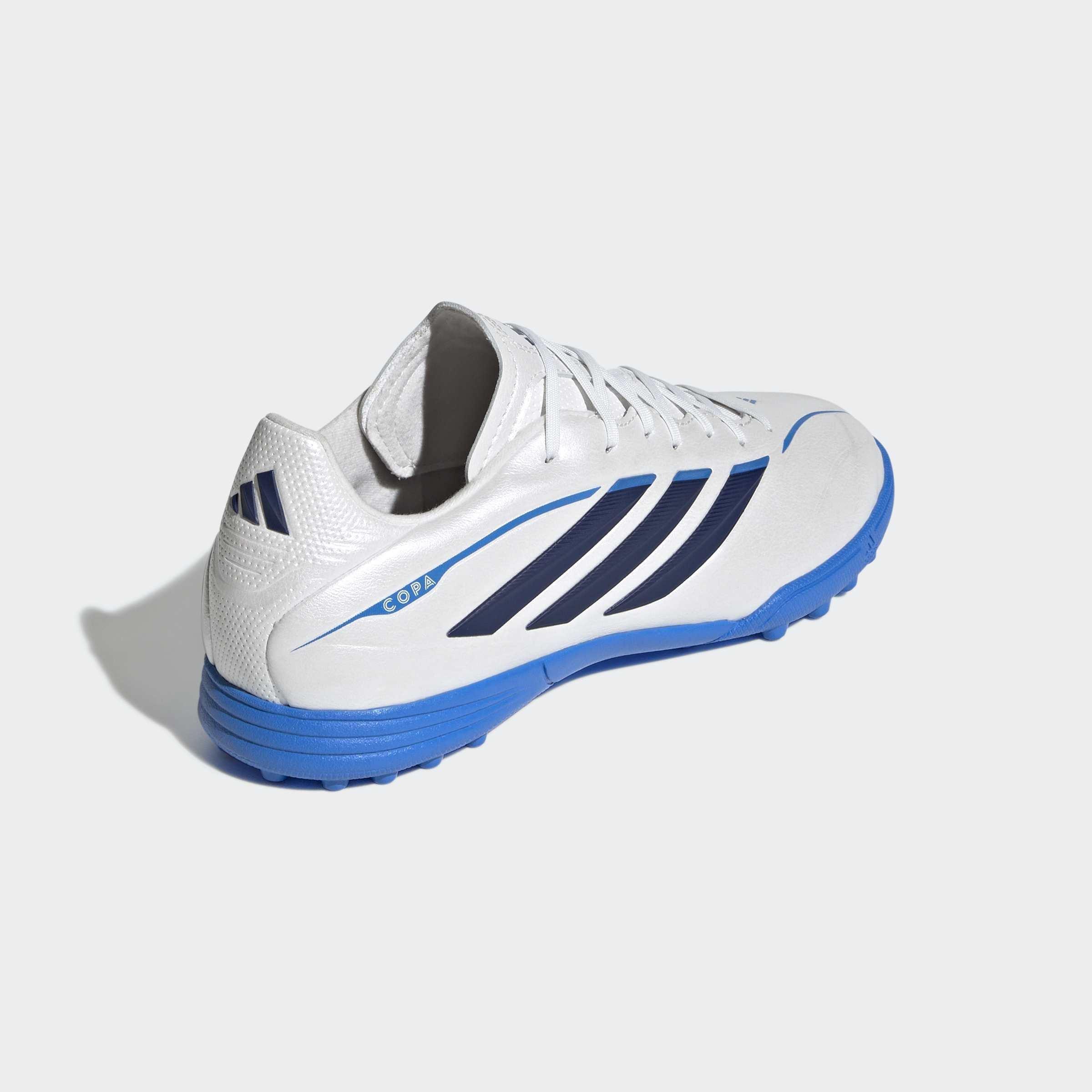 Kids Unisex Copa Pure IV League Turf Football Shoes, White, A701_ONE, large image number 3