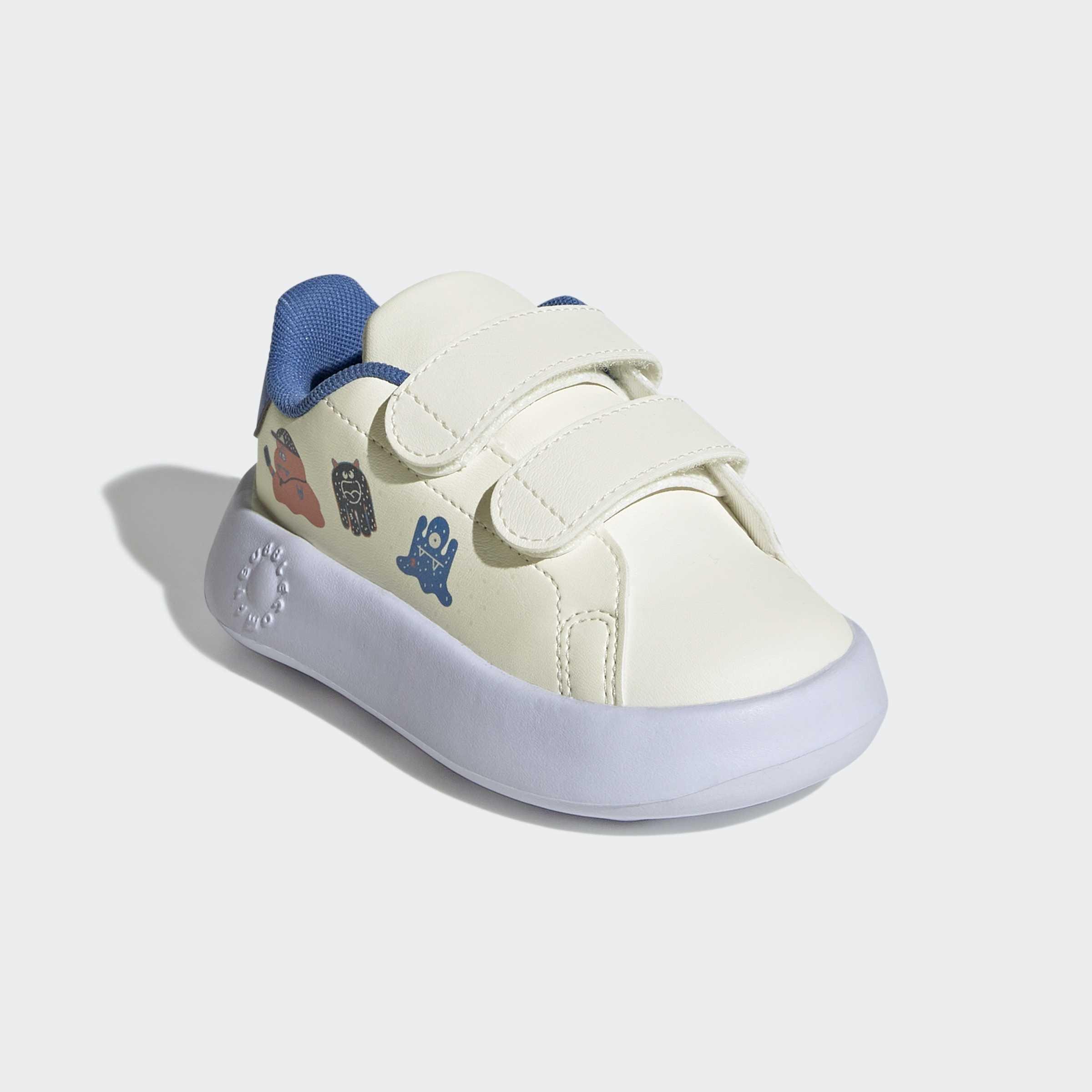 Kids Unisex Advantage Shoes, White, A701_ONE, large image number 2
