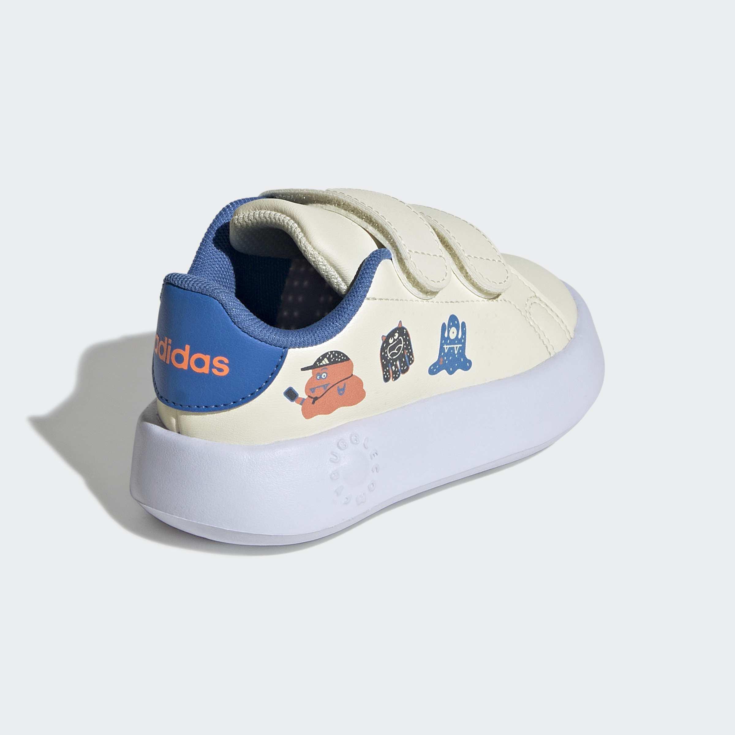 Kids Unisex Advantage Shoes, White, A701_ONE, large image number 3