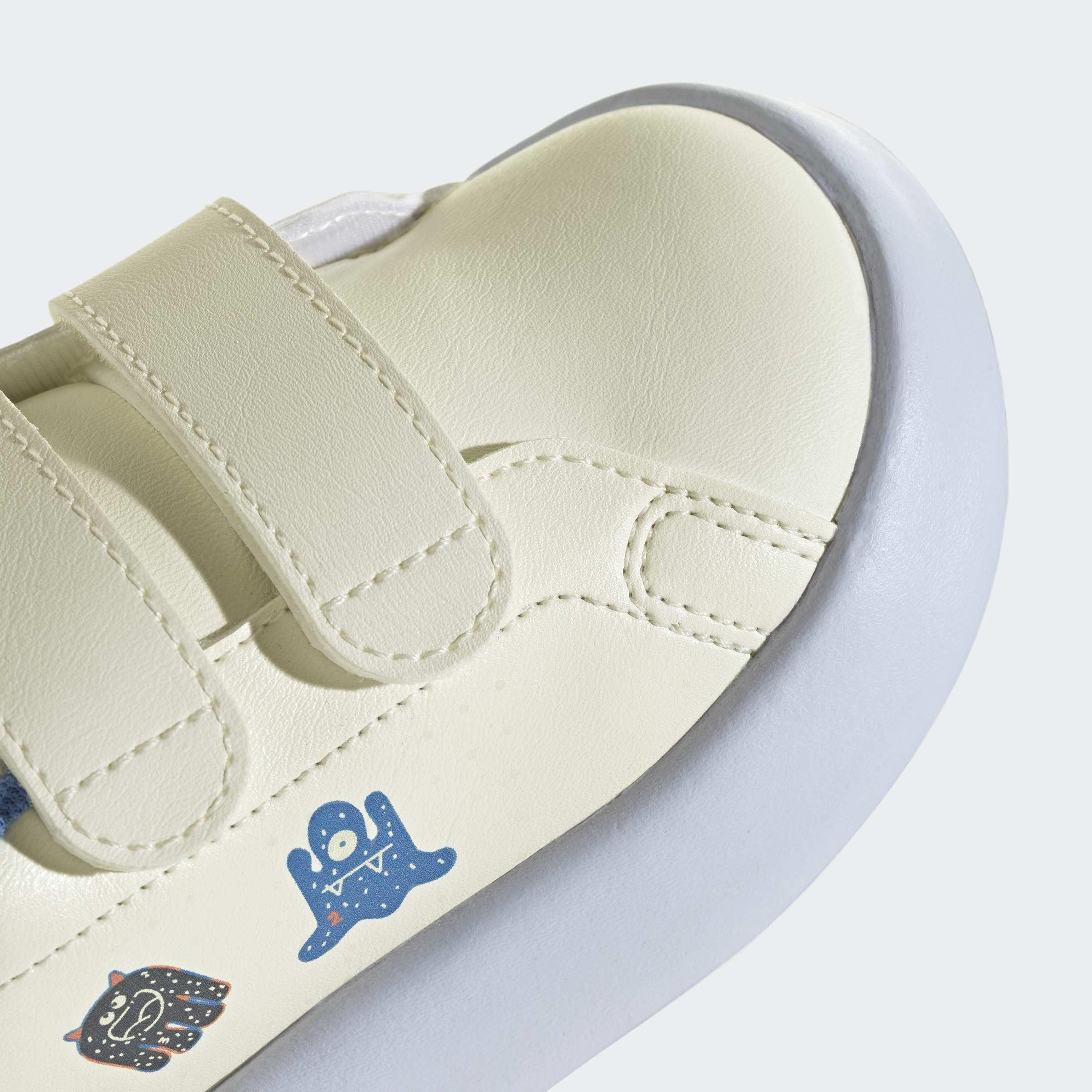 Kids Unisex Advantage Shoes, White, A701_ONE, large image number 4