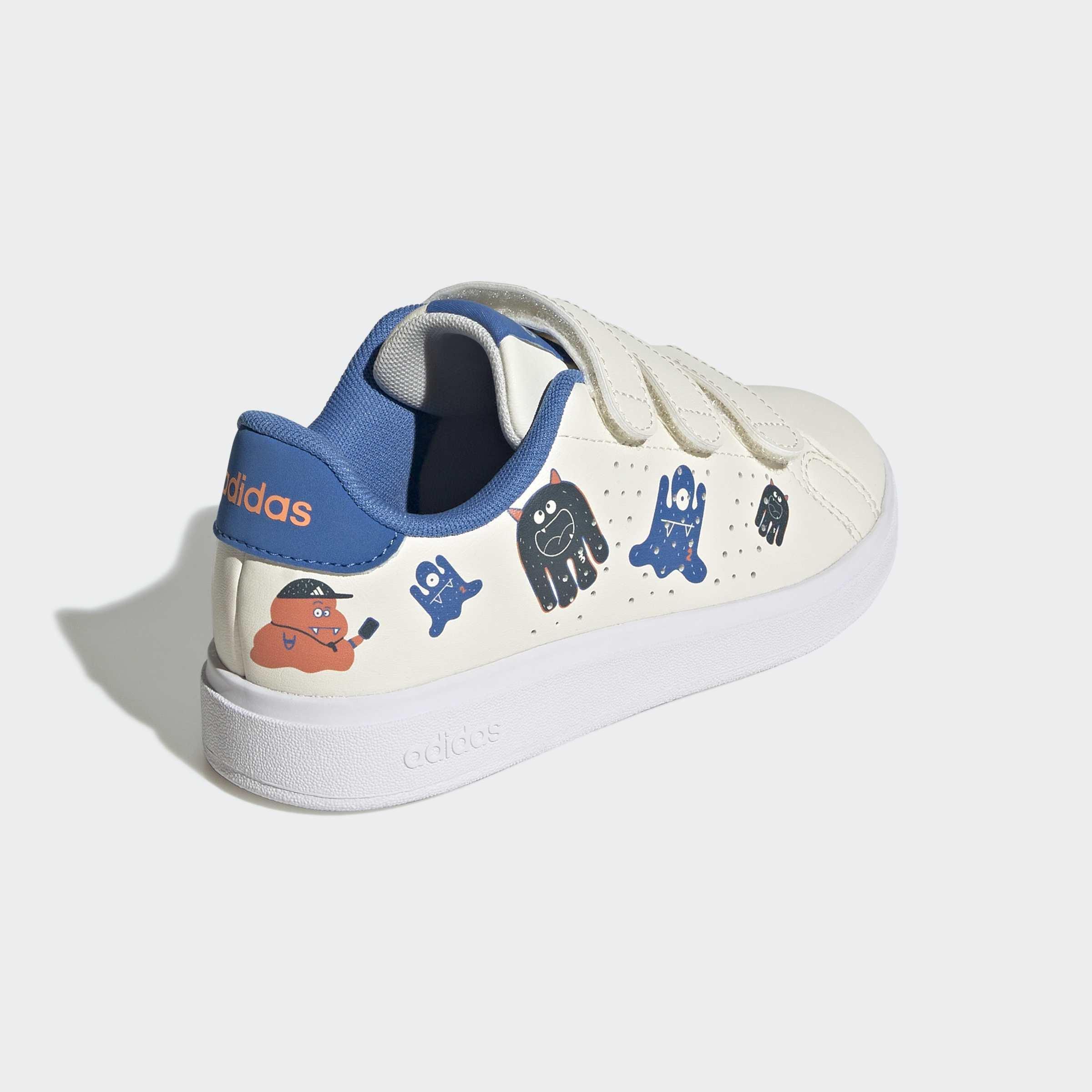 Kids Unisex Advantage Base 2.0 Shoes Children, White, A701_ONE, large image number 3