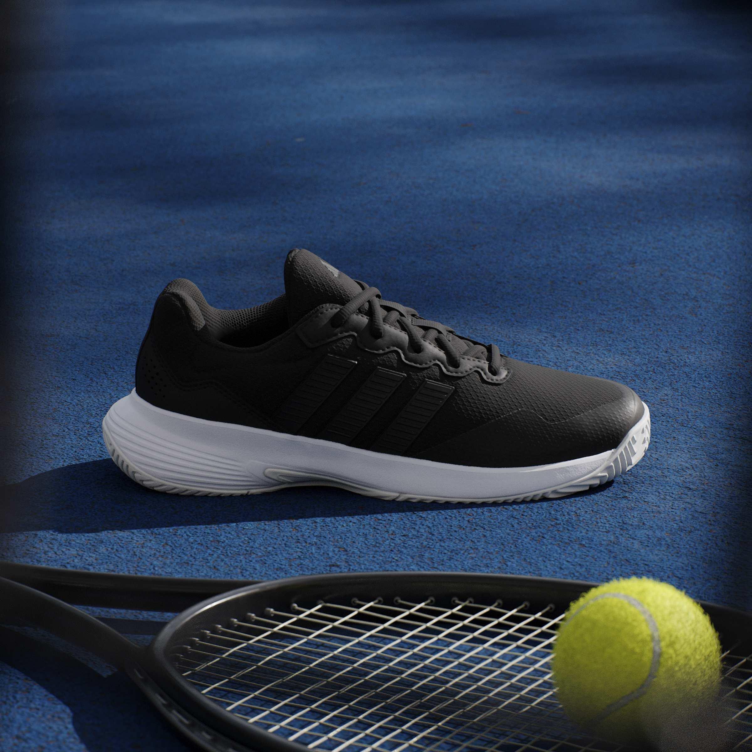 Gamecourt 2 Tennis Shoes, Black, A701_ONE, large image number 14