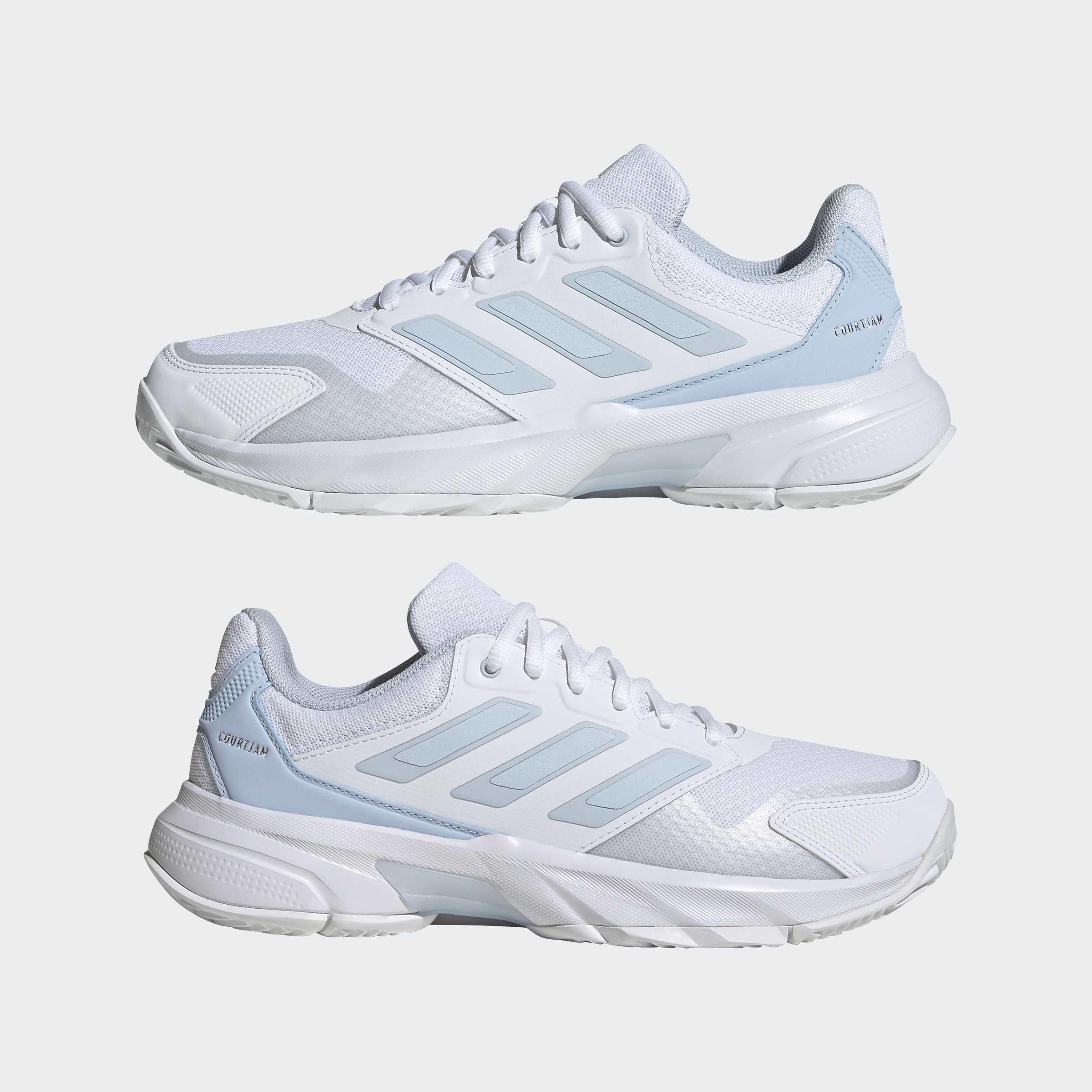 Courtjam Control 3 Tennis Shoes, White, A701_ONE, large image number 7
