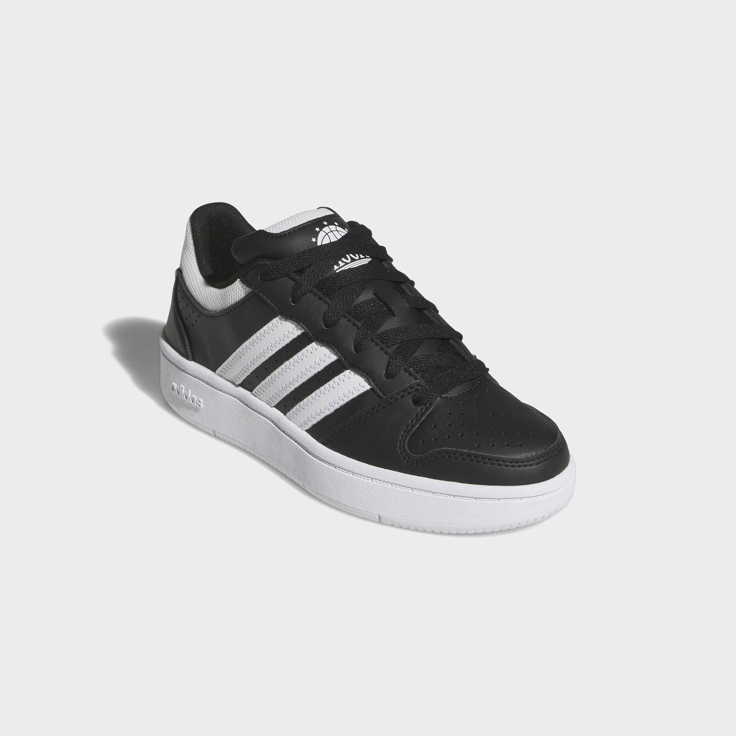 Kids Unisex Hoops Classic J Shoes, Black, A701_ONE, large image number 2