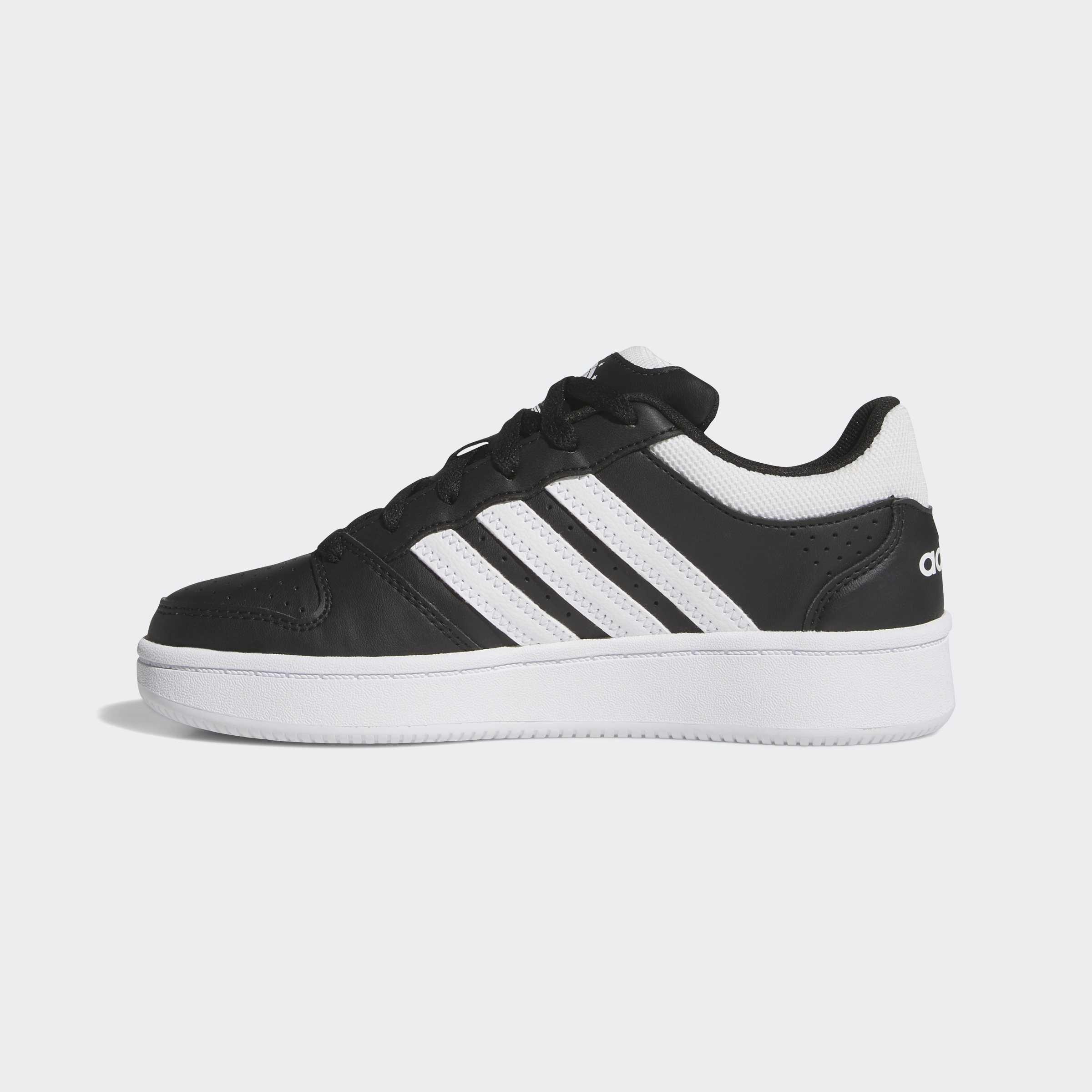 Kids Unisex Hoops Classic J Shoes, Black, A701_ONE, large image number 6