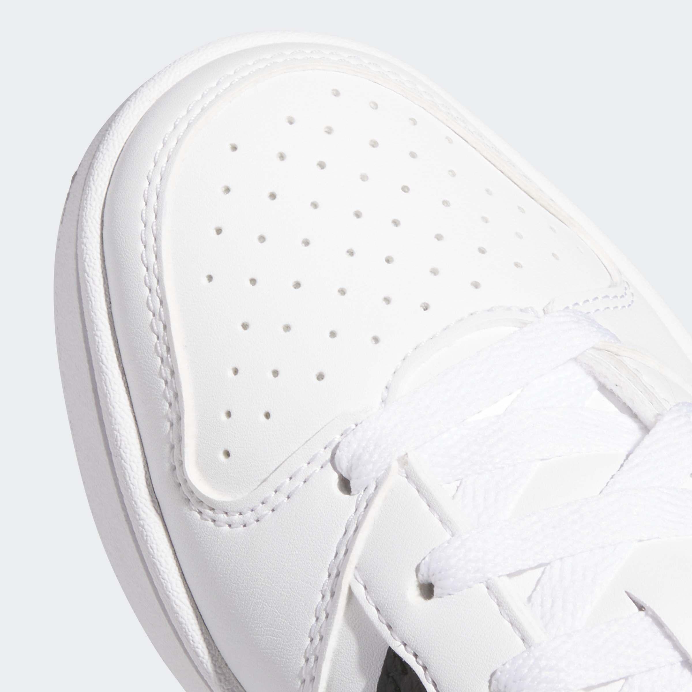 Kids Unisex Hoops Classic J Shoes, White, A701_ONE, large image number 4