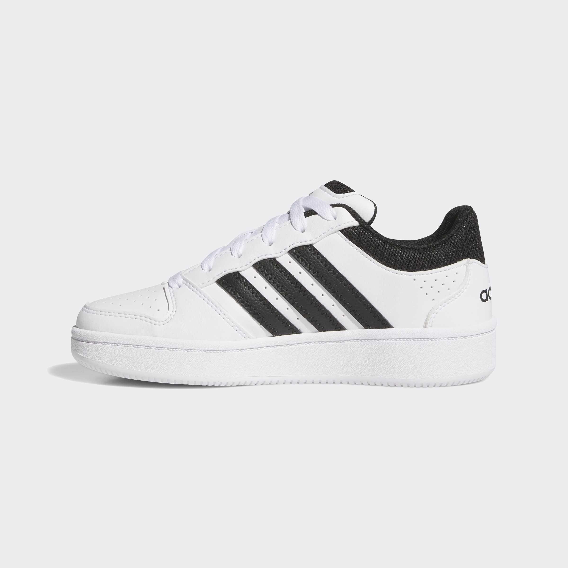 Kids Unisex Hoops Classic J Shoes, White, A701_ONE, large image number 7