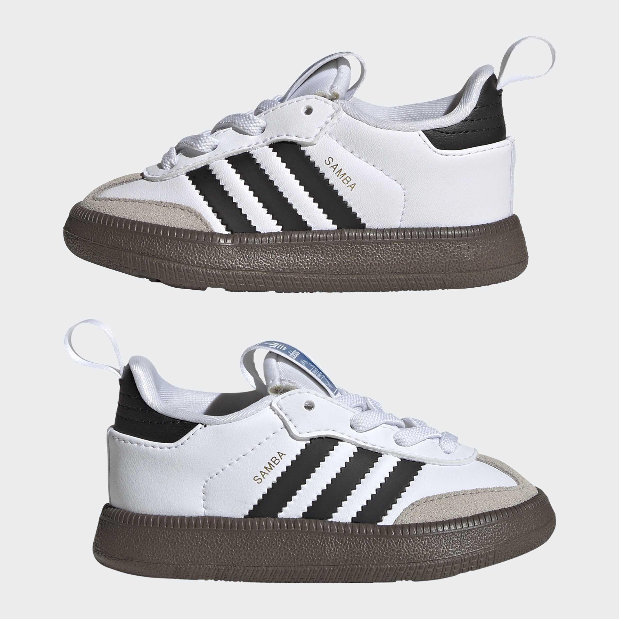 Kids Unisex Samba Quickon Shoes, White, A701_ONE, large image number 7